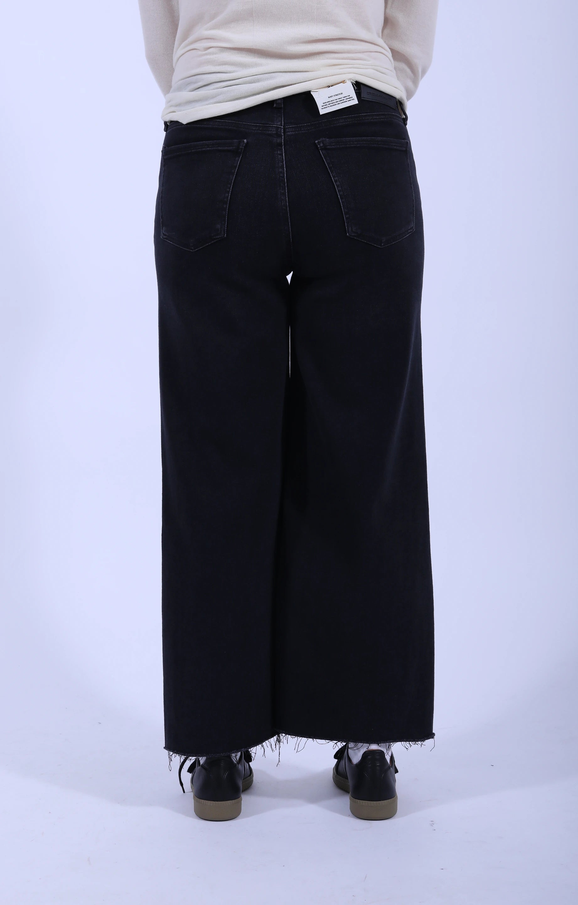 Lyra Wide Leg Crop Jean Medallion