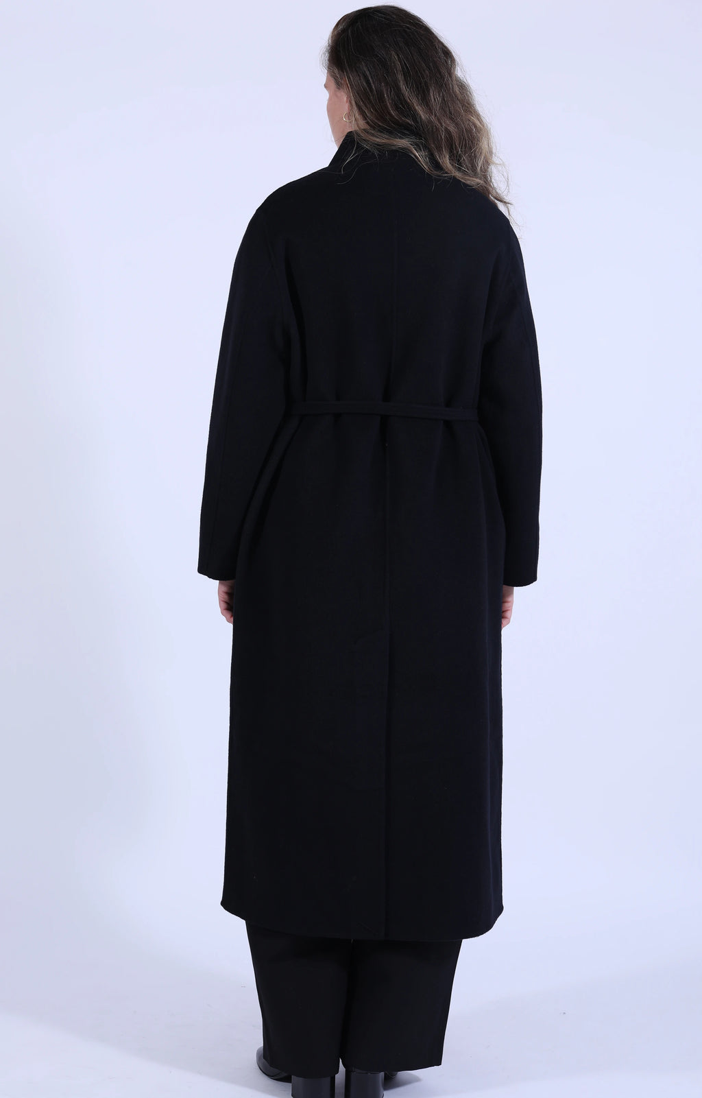 Mori Double Faced Wool Coat Darkest Navy
