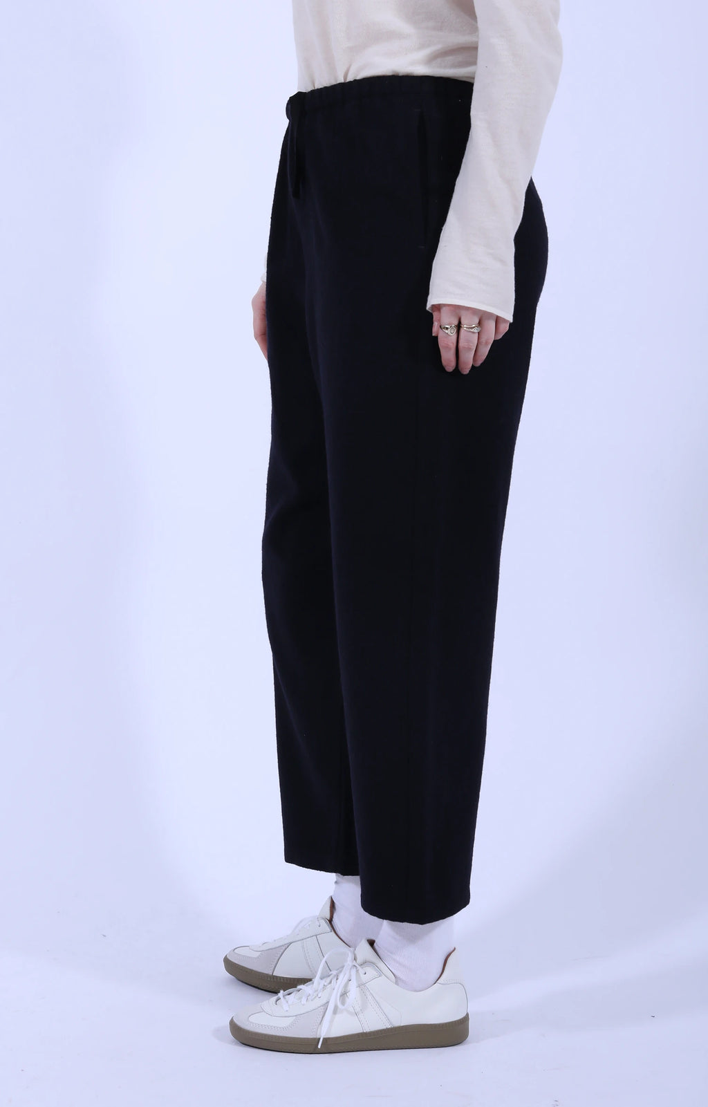 Easy Pants Wool Navy