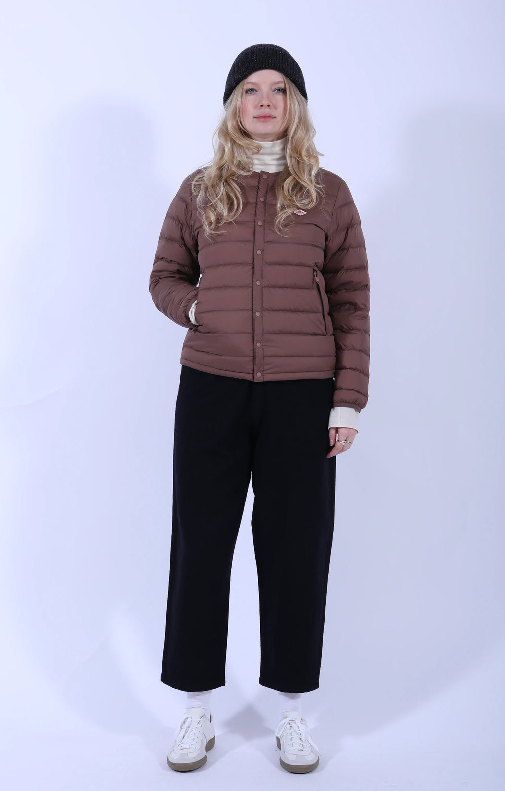 Inner Down Crew Jacket Pink