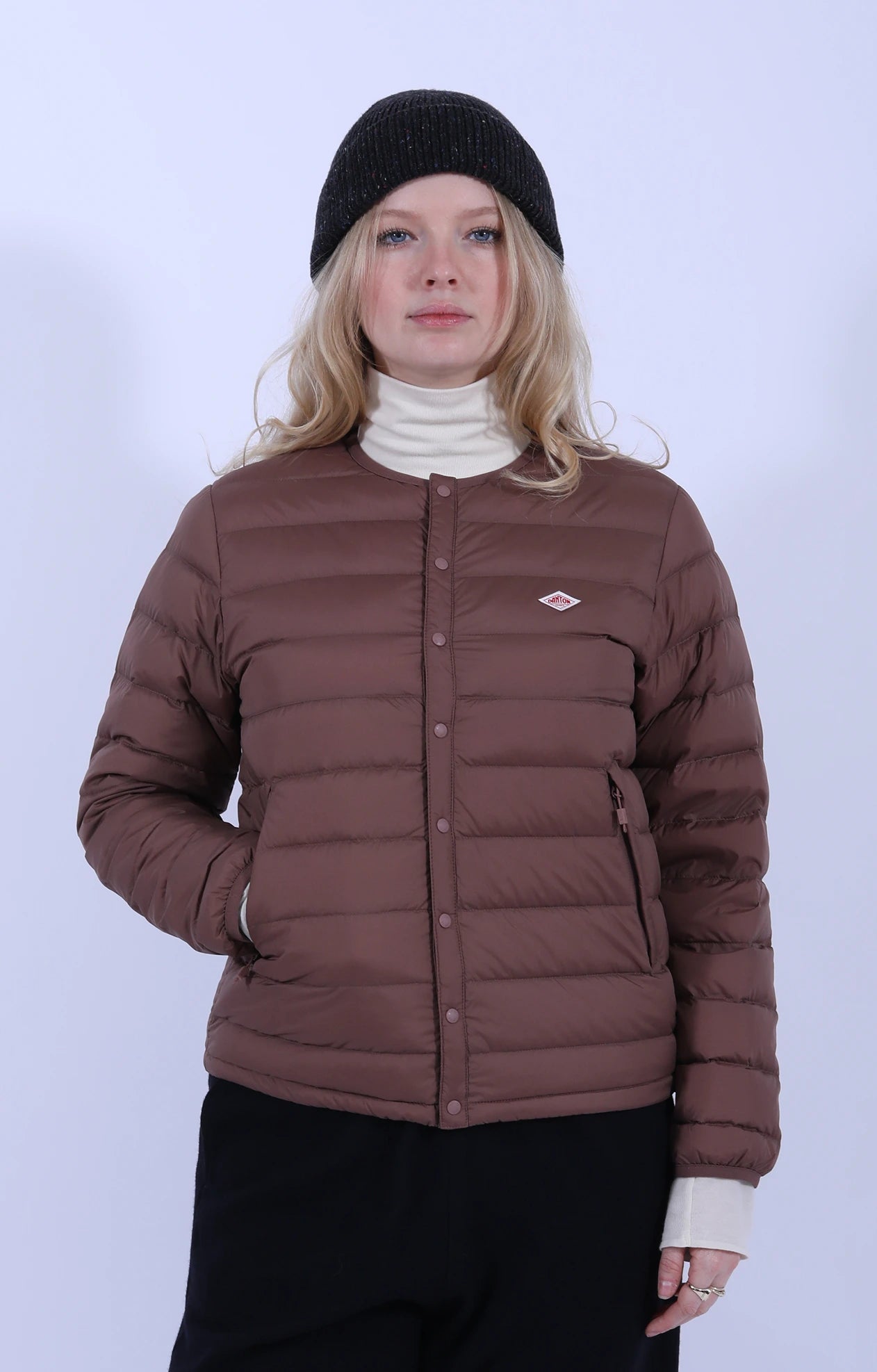 Inner Down Crew Jacket Pink