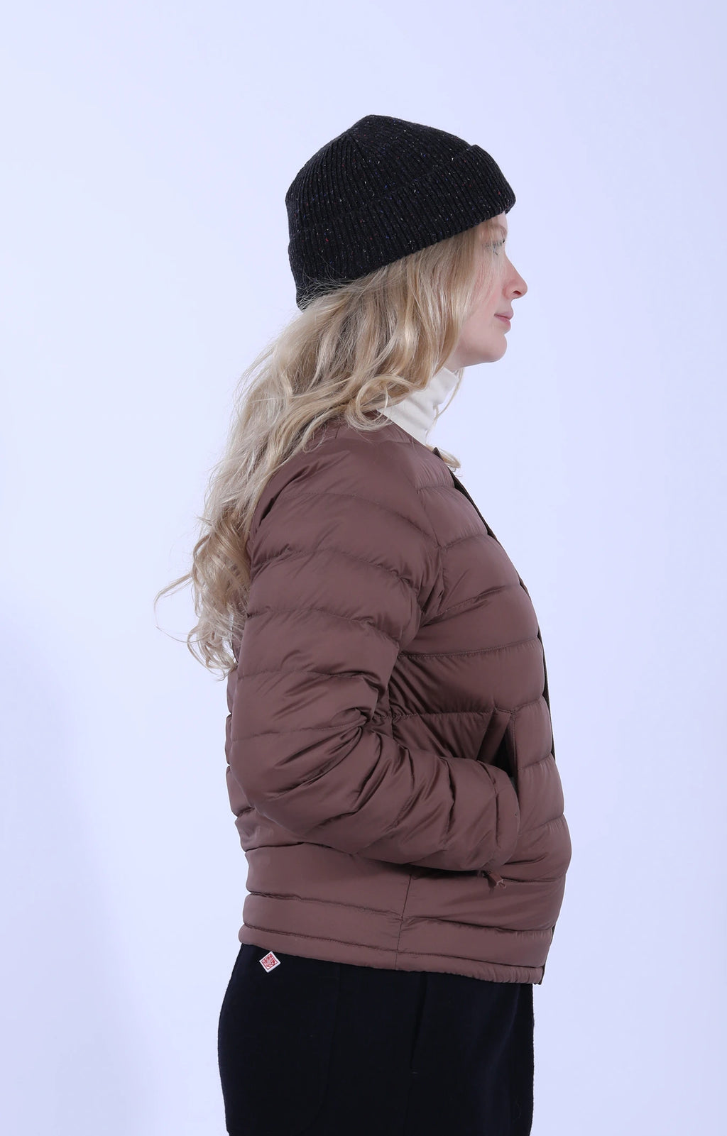 Inner Down Crew Jacket Pink