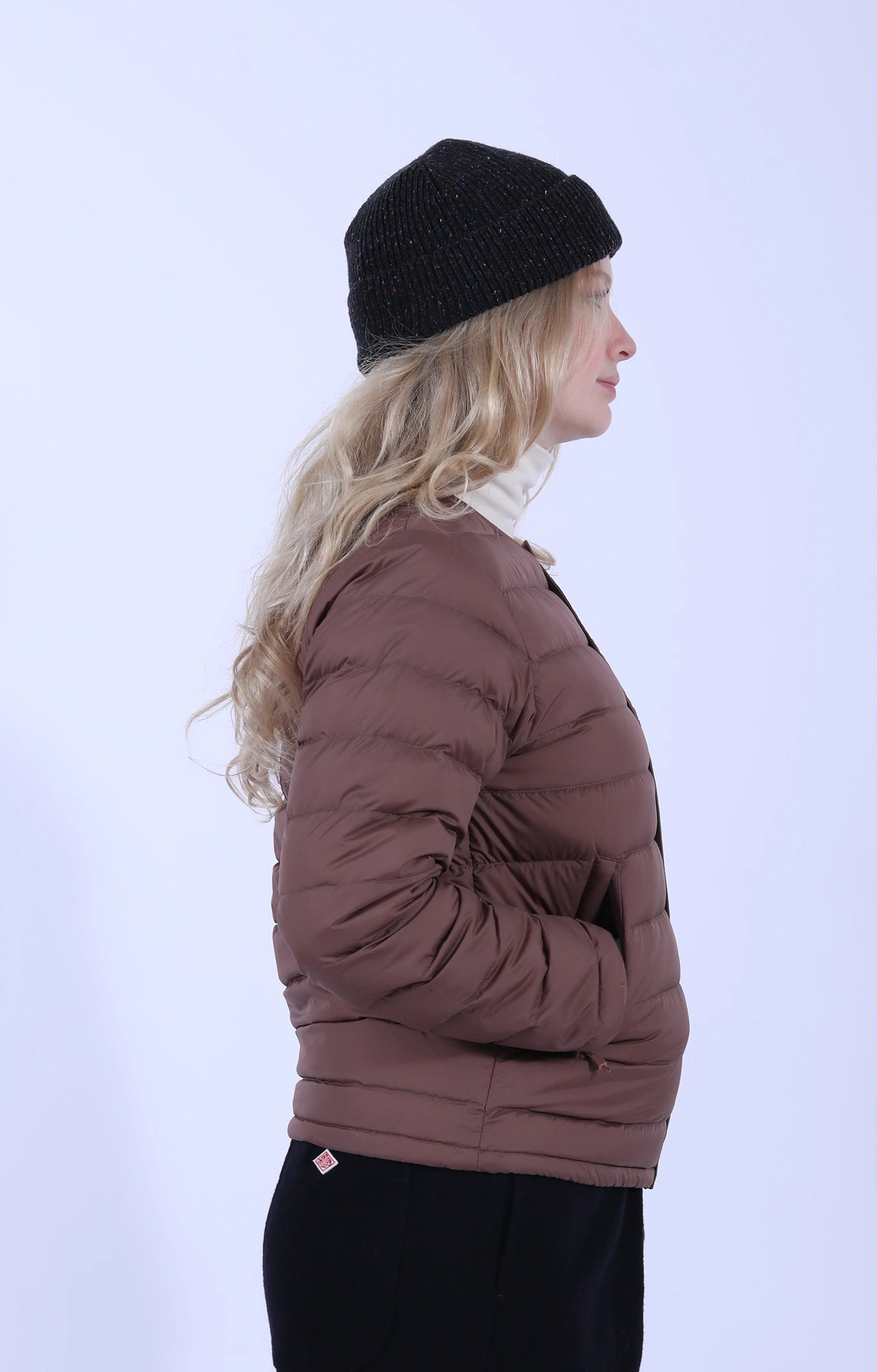 Inner Down Crew Jacket Pink