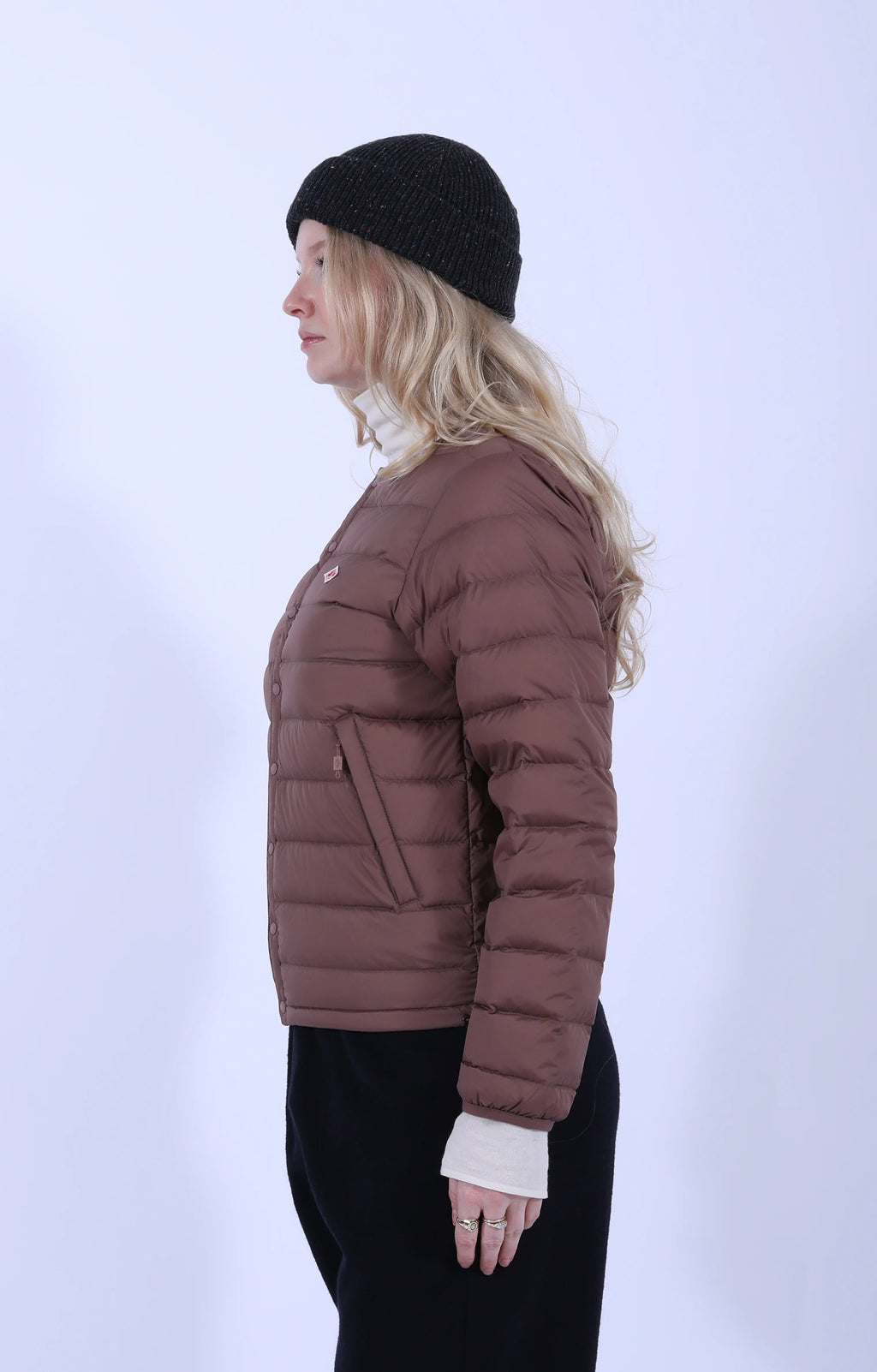 Inner Down Crew Jacket Pink