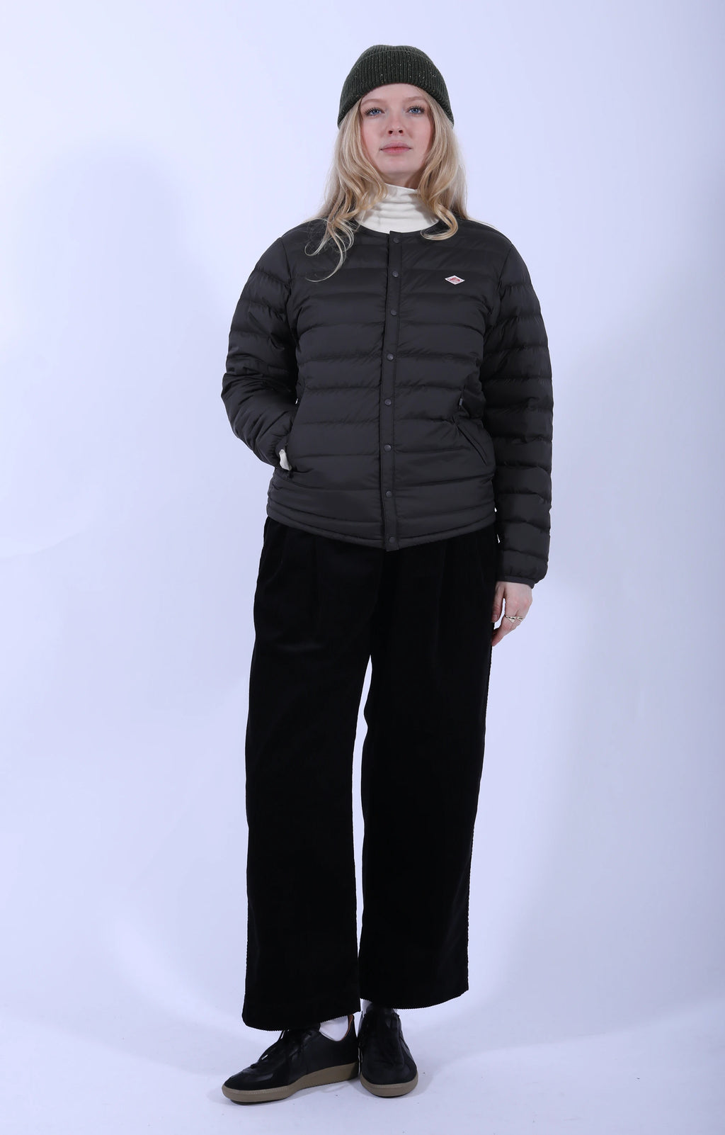 (M) Inner Down Crew Jacket Iron