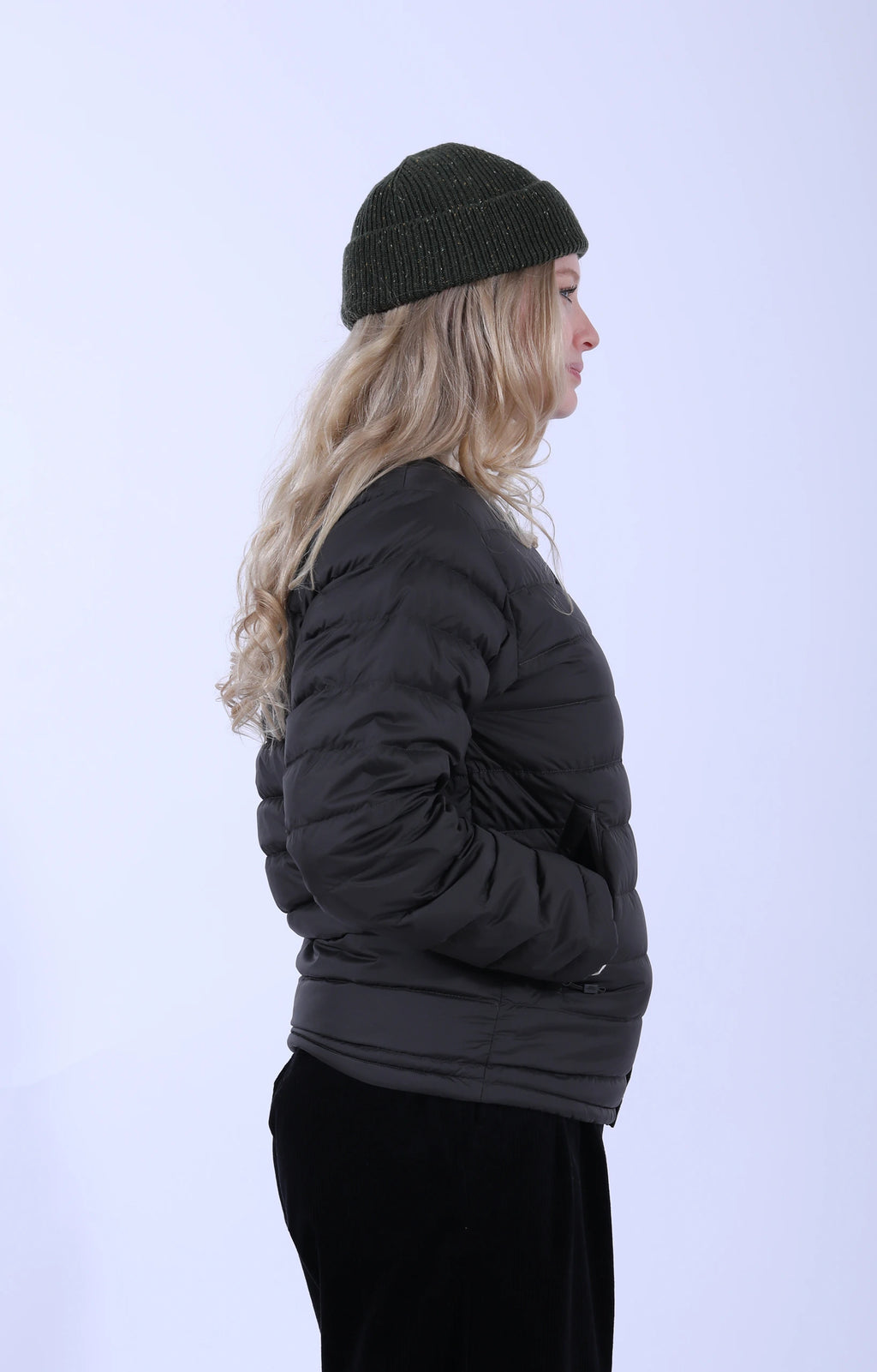 (M) Inner Down Crew Jacket Iron