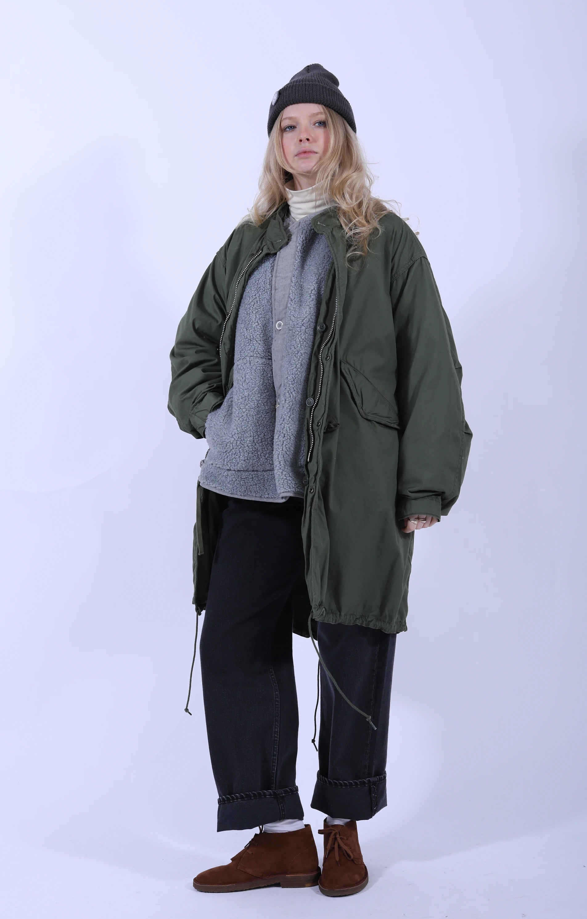 M-65 Fish Tail Coat Army Green