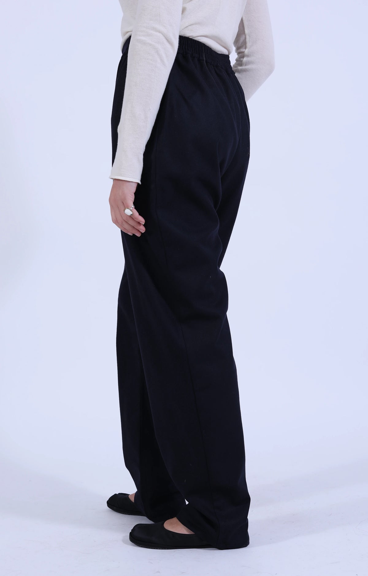 Pant X Navy Wool