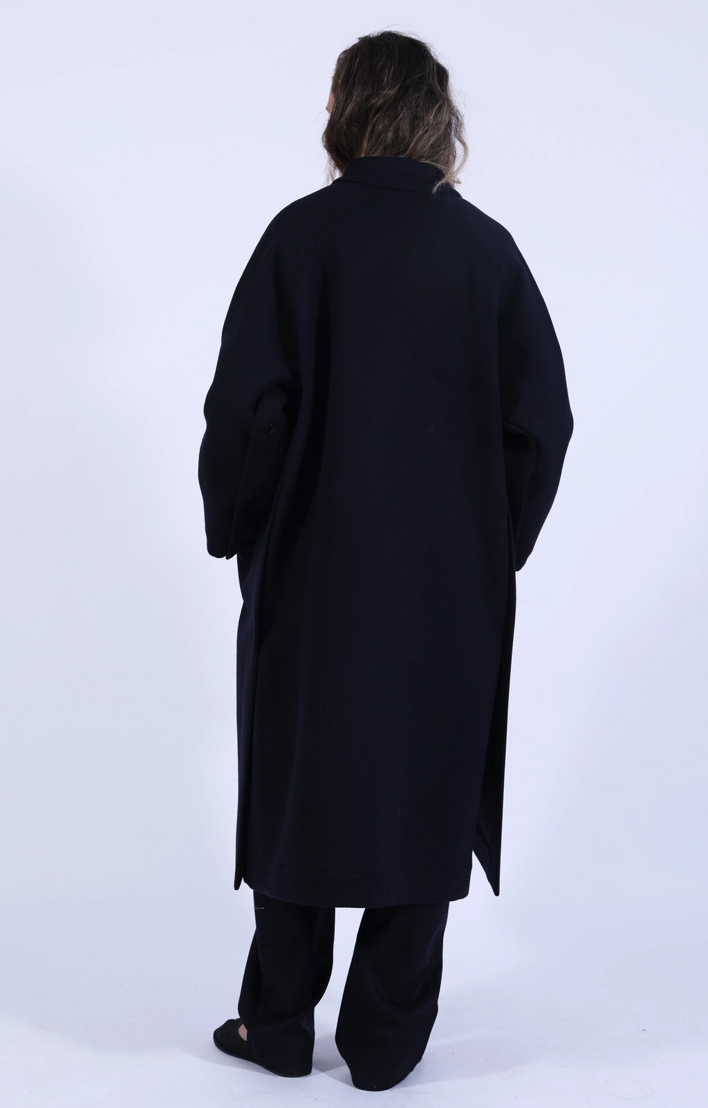 Navy Loden C Coat