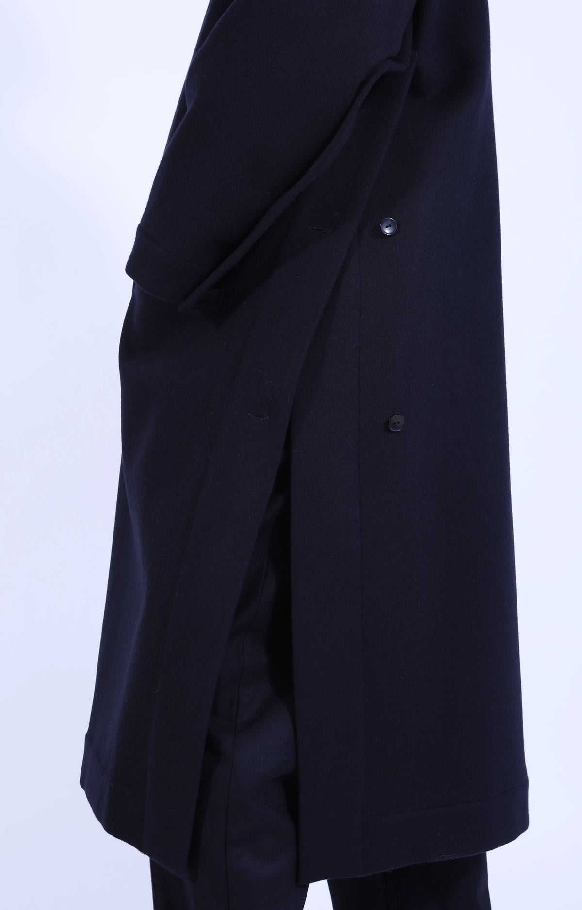 Navy Loden C Coat