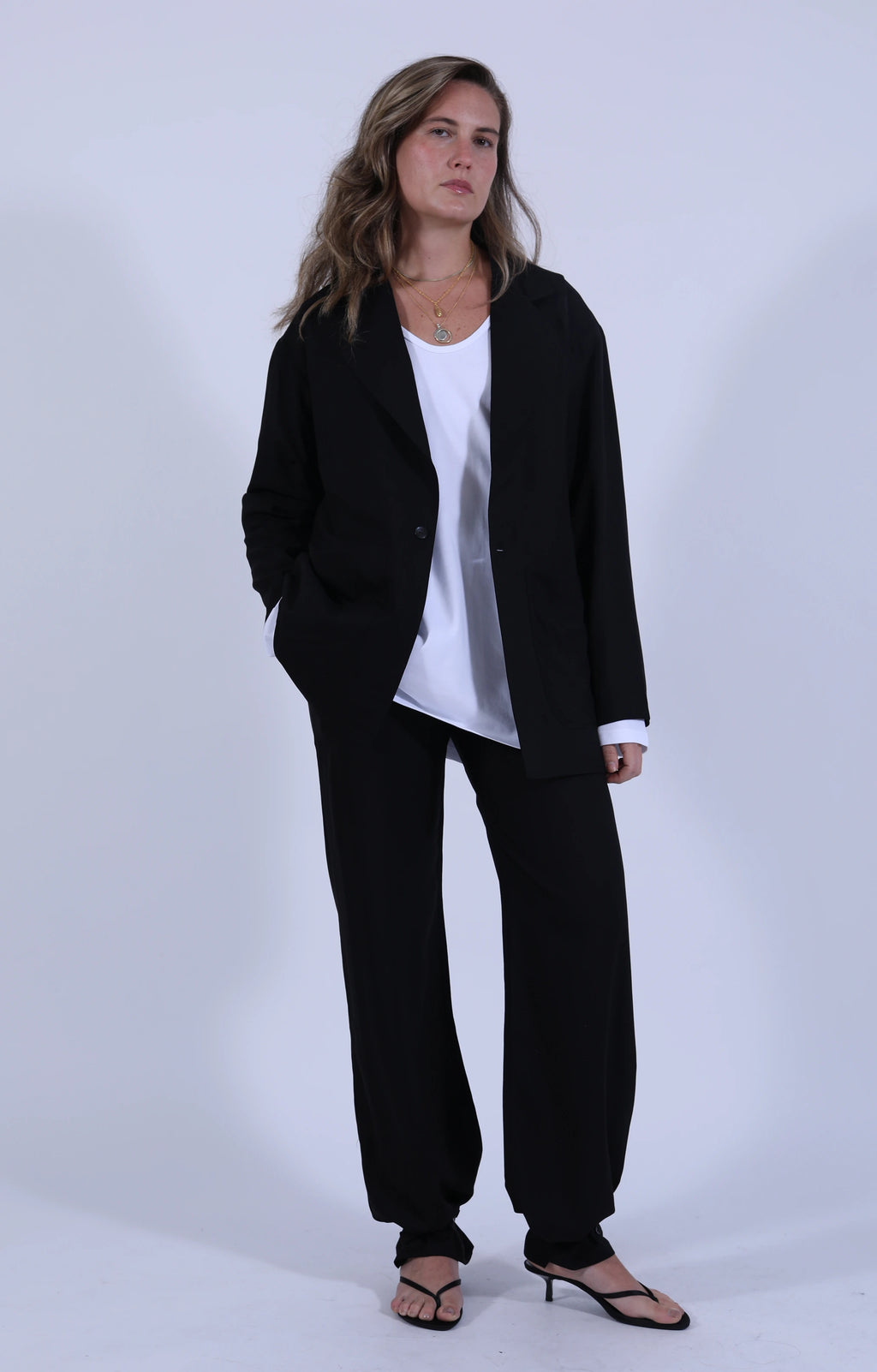 Pants PJ Flex Extra Black Wool