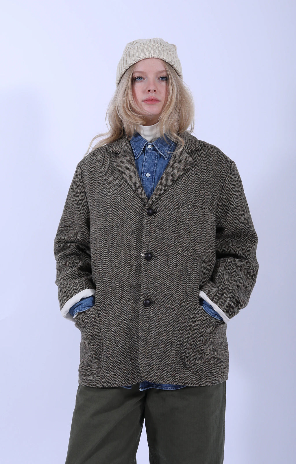 Denim Western Shirt Used Wash