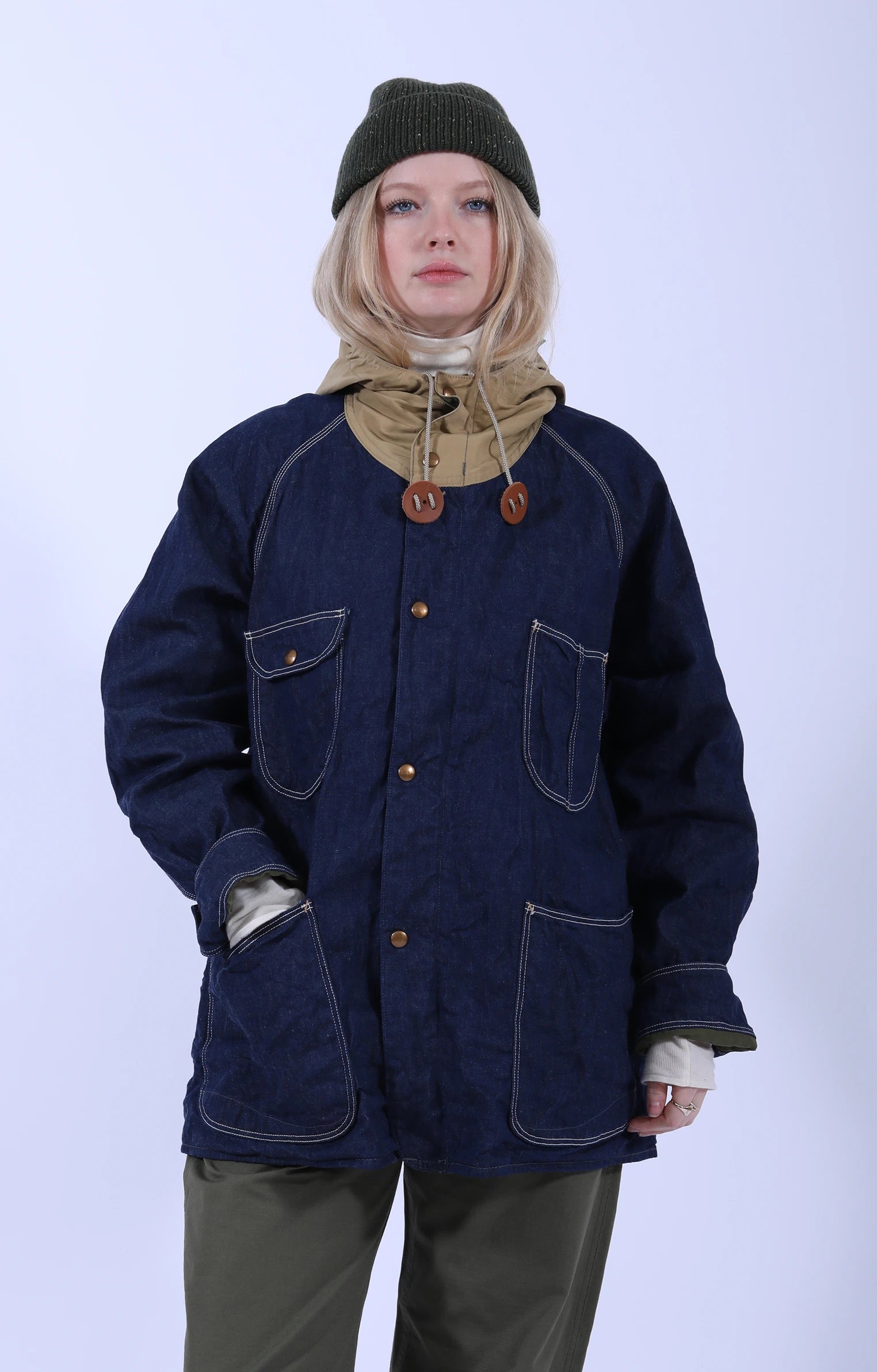 60/40 Cloth Hooded Coverall One Wash