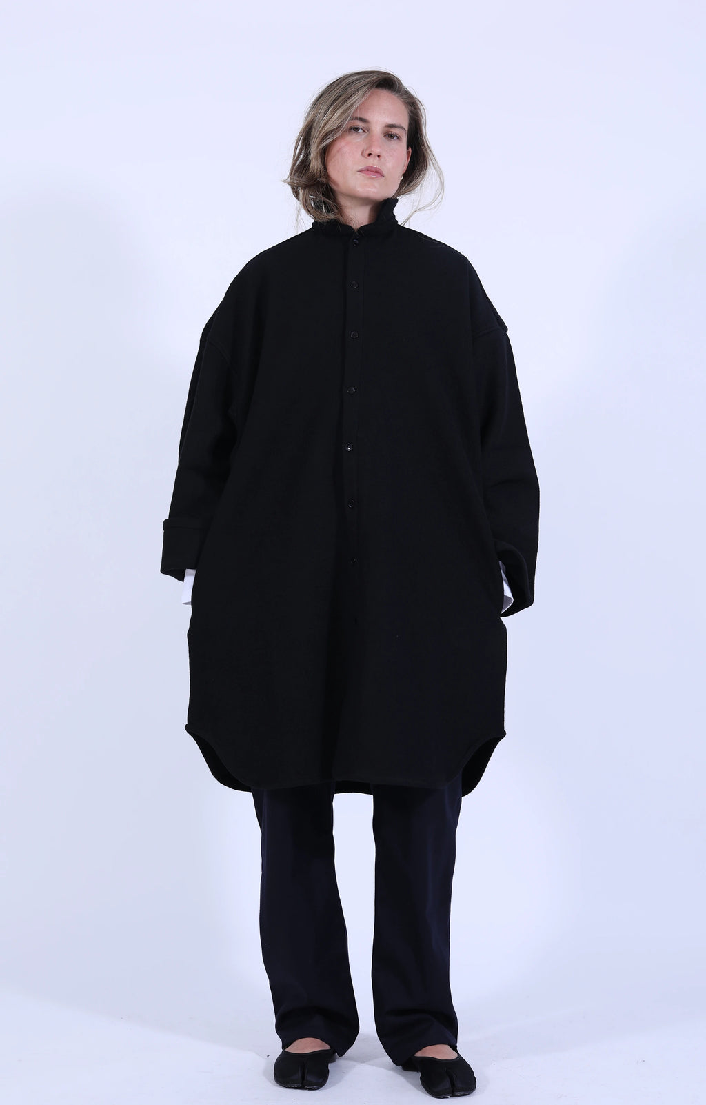 Coat No.10 Black Felt
