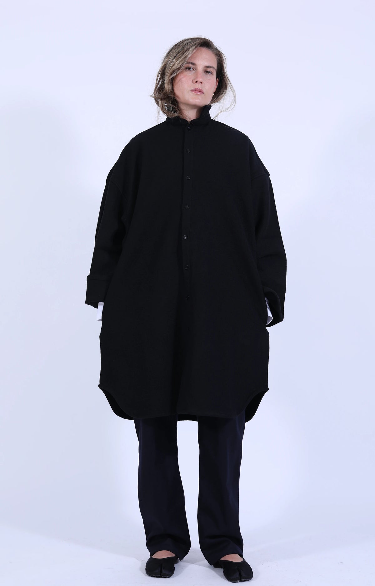Coat No.10 Black Felt