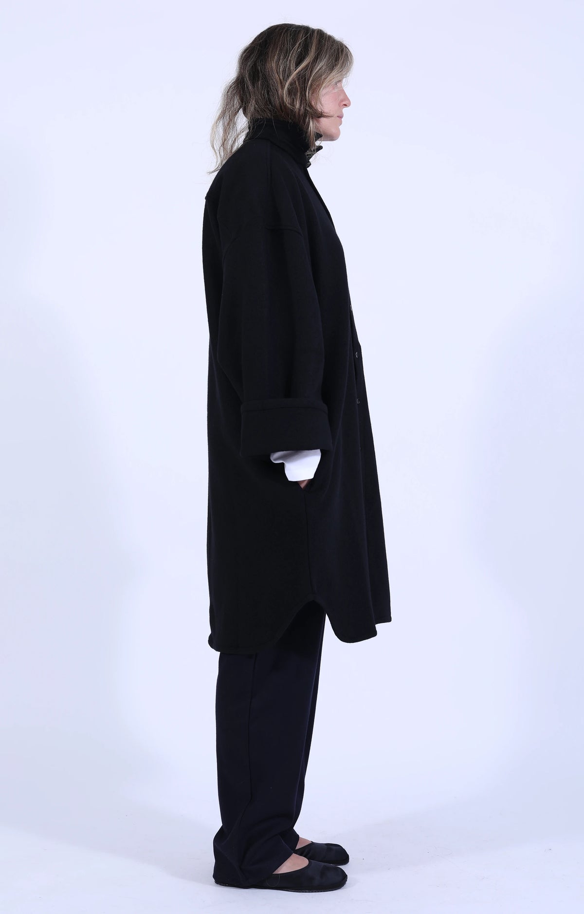 Coat No.10 Black Felt