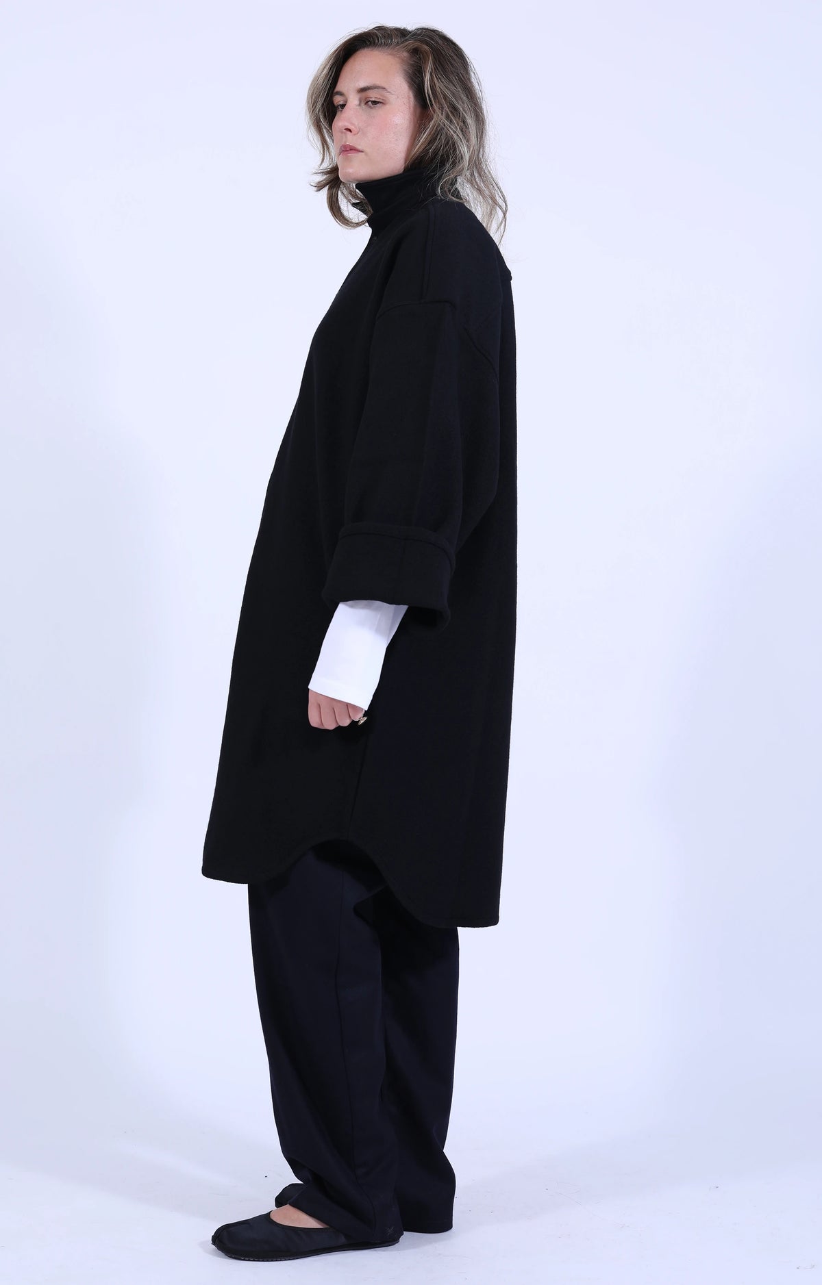 Coat No.10 Black Felt