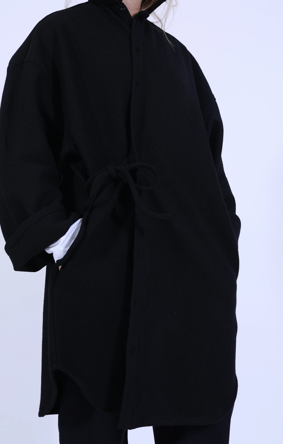 Coat No.10 Black Felt