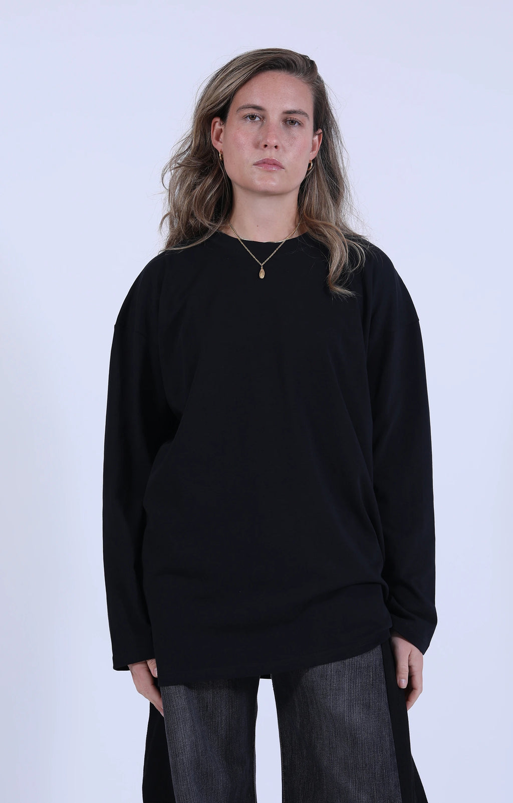 Boy XL Longsleeve Black Jersey