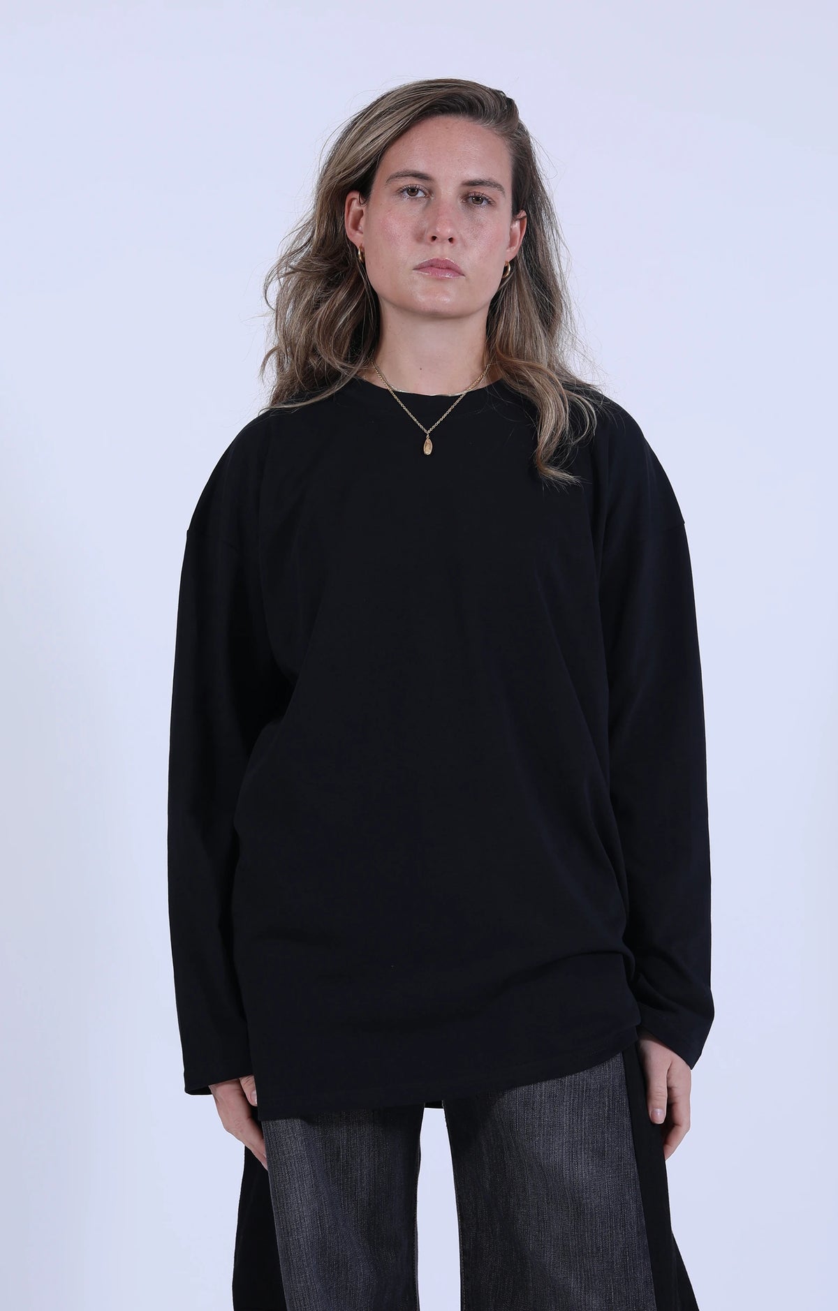 Boy XL Longsleeve Black Jersey
