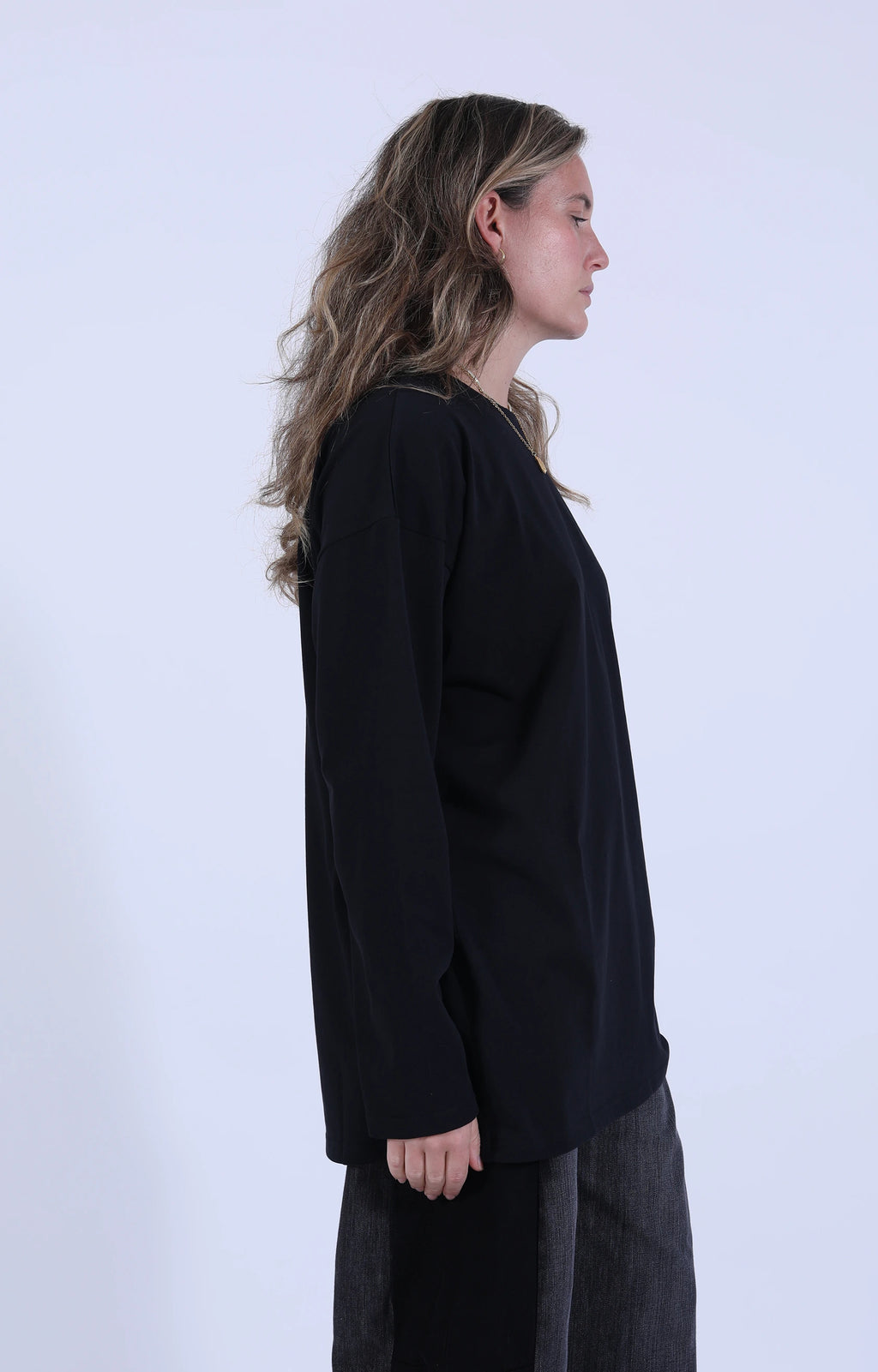 Boy XL Longsleeve Black Jersey
