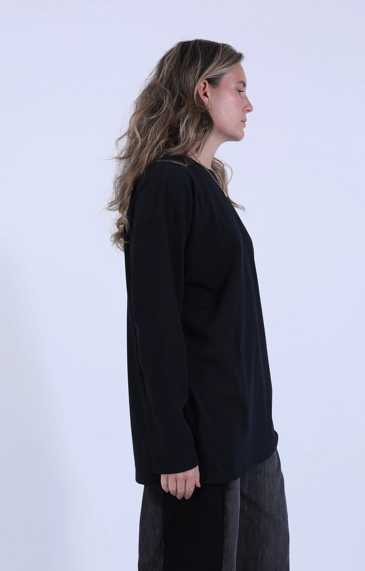 Boy XL Longsleeve Black Jersey