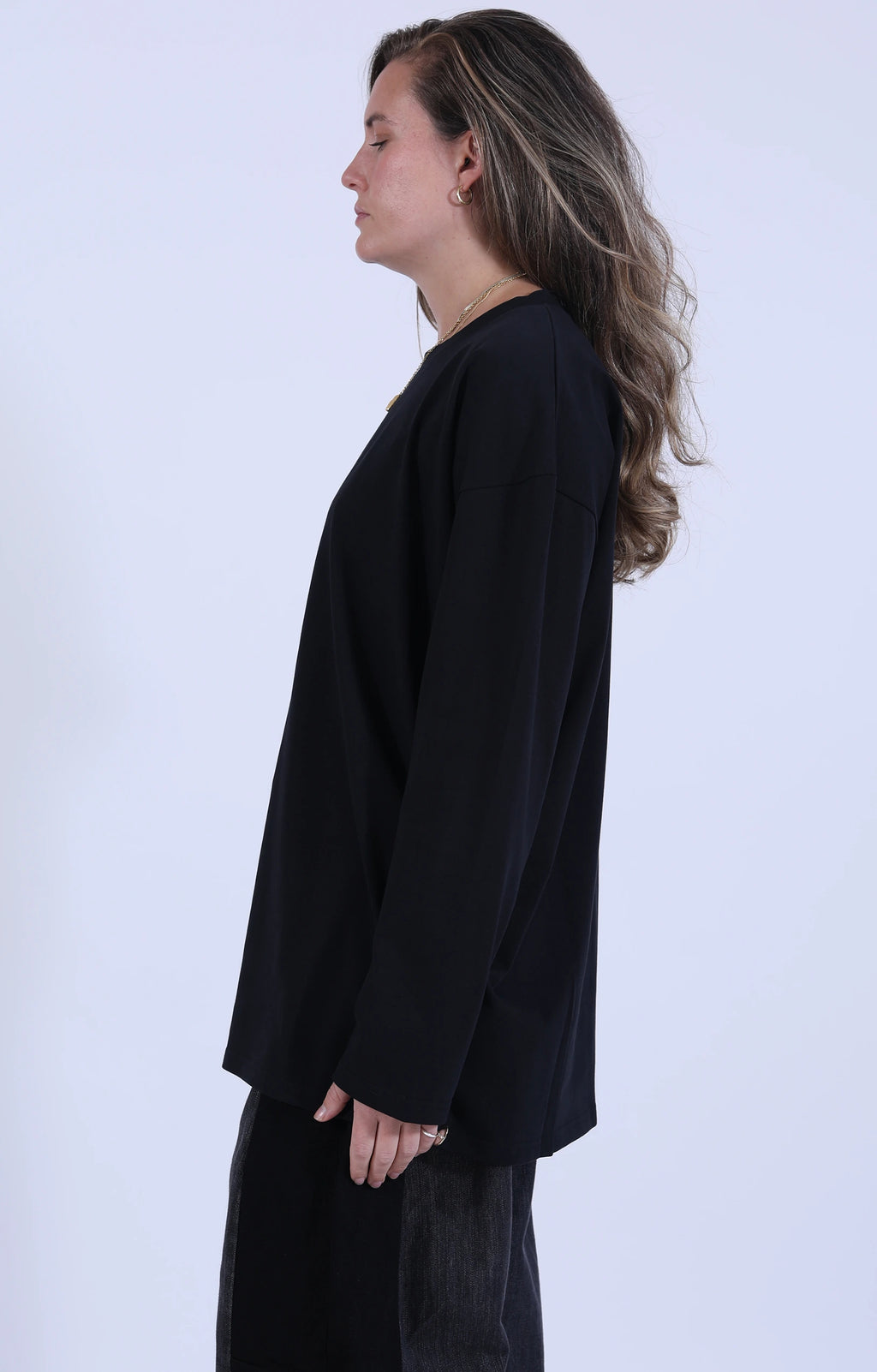 Boy XL Longsleeve Black Jersey