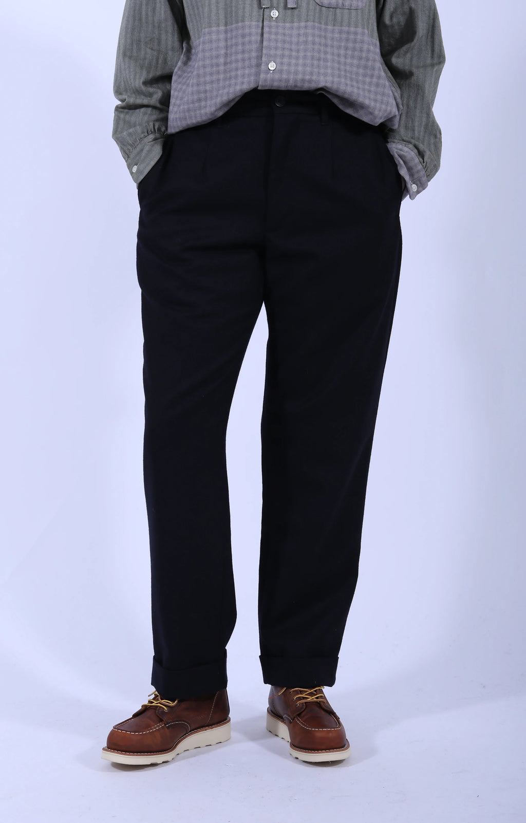 Andover Pant Worsted Wool D.Navy
