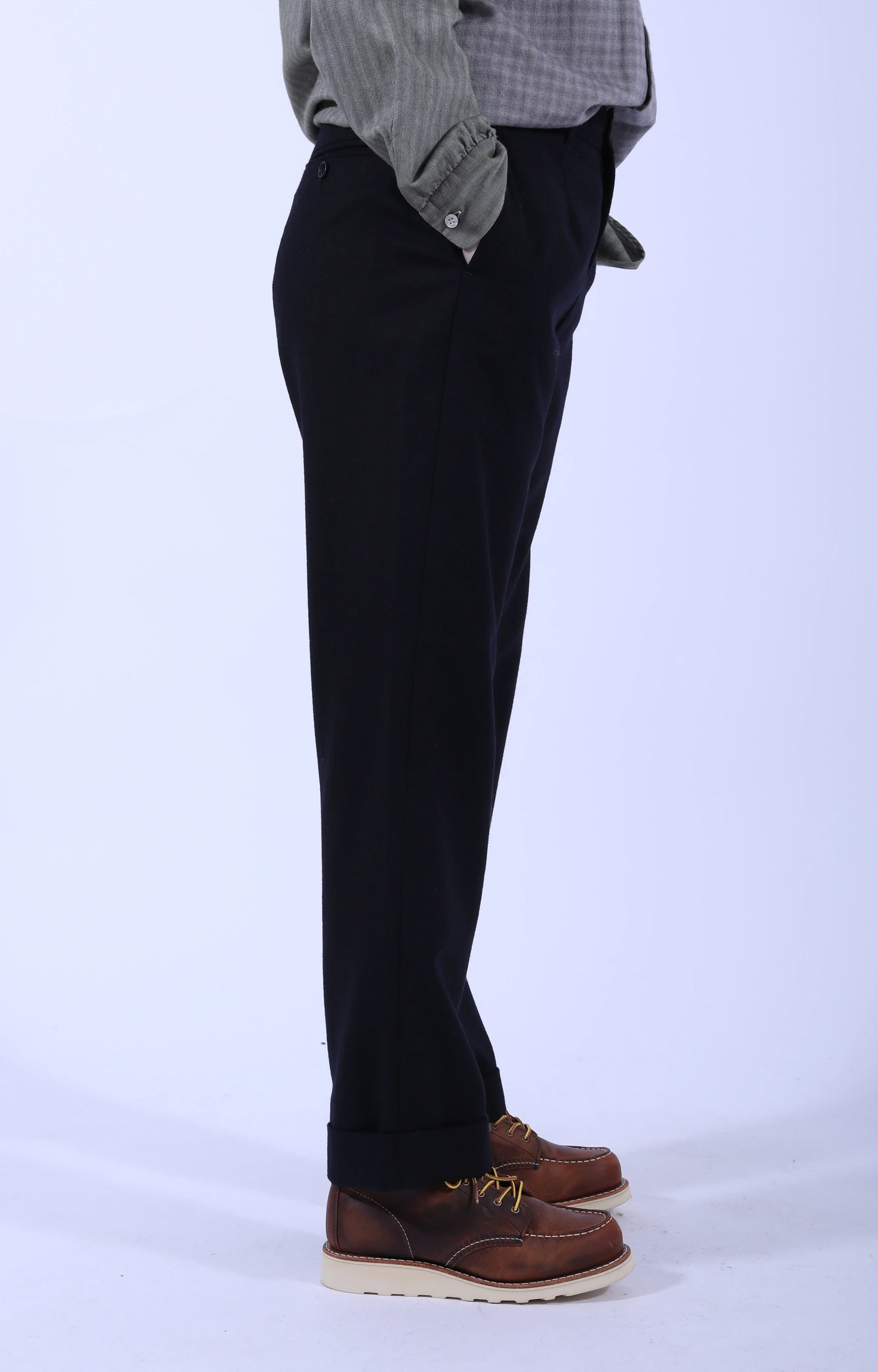 Andover Pant Worsted Wool D.Navy