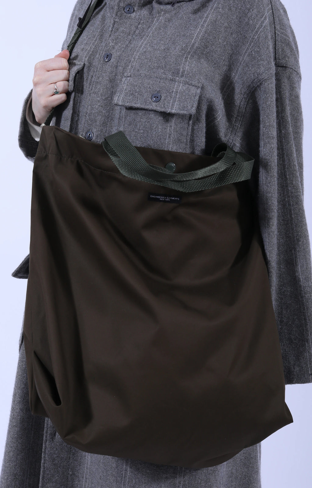 Carry All Tote Ventile Twill Dark Olive