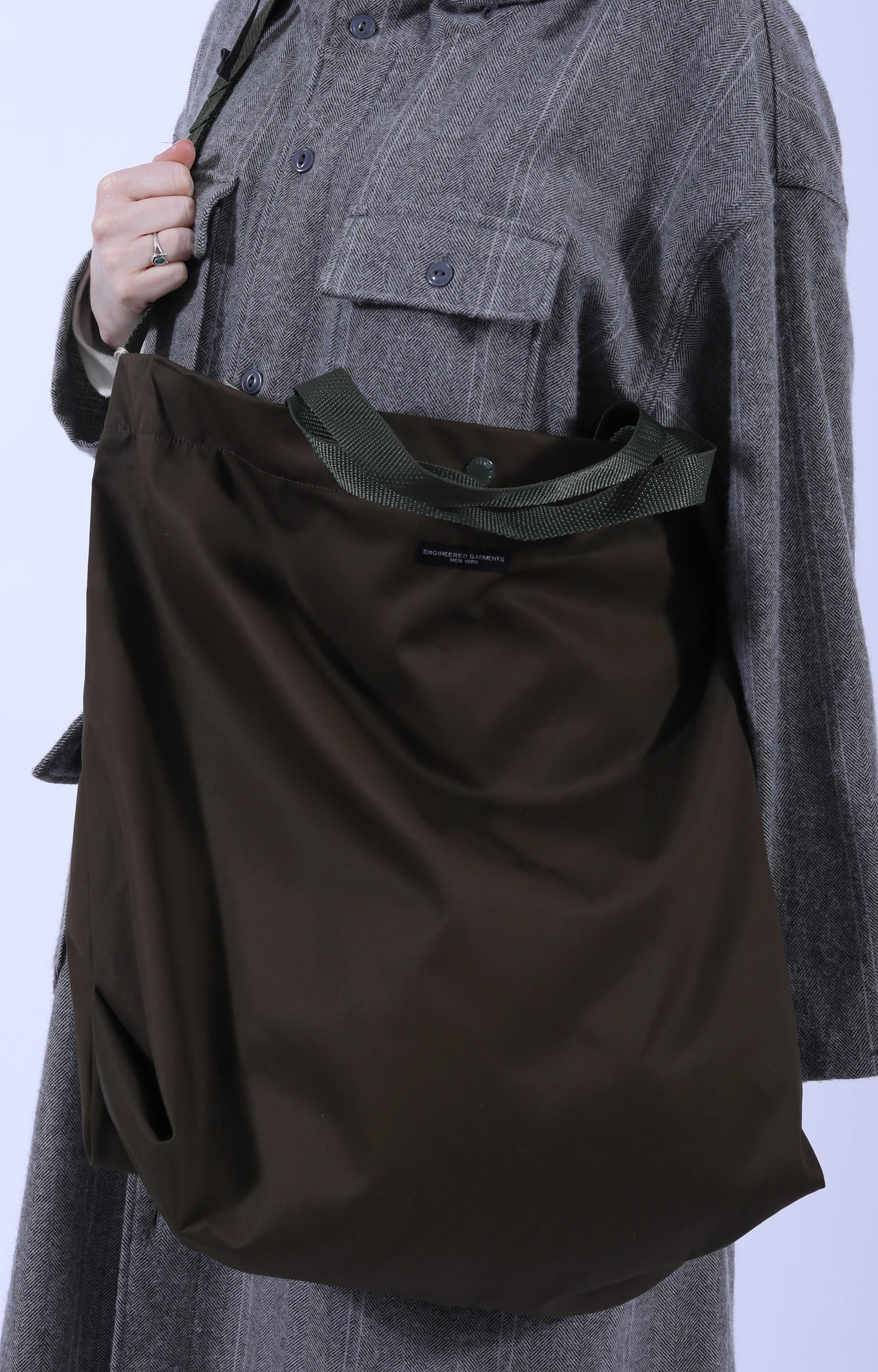 Carry All Tote Ventile Twill Dark Olive