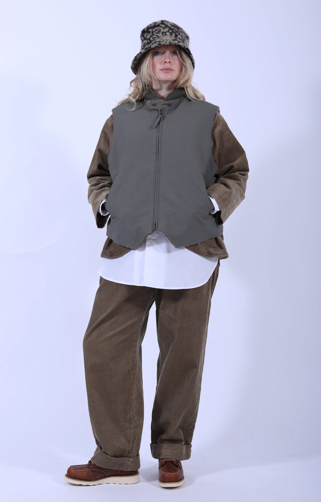 LL Vest Double Cloth Olive