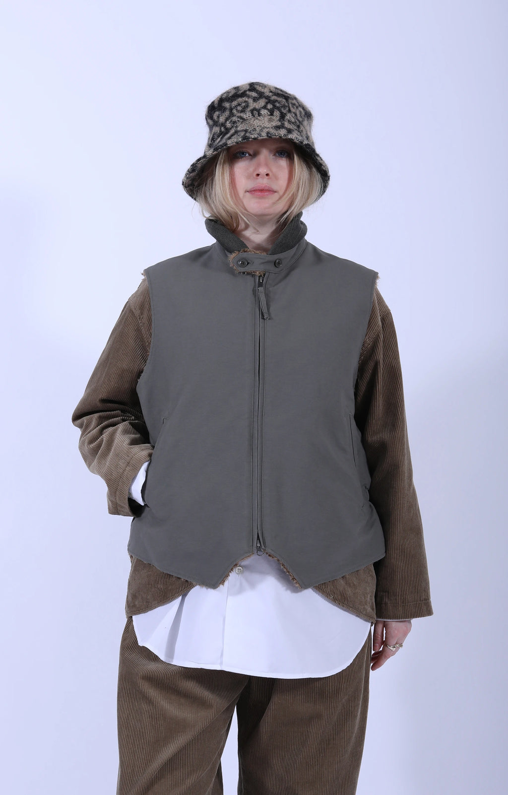 LL Vest Double Cloth Olive