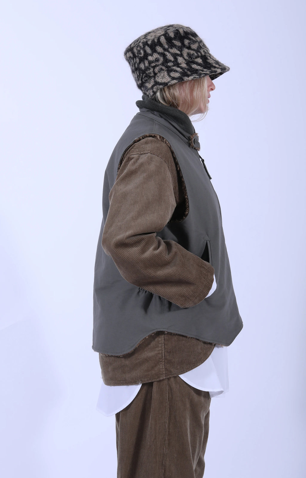 LL Vest Double Cloth Olive