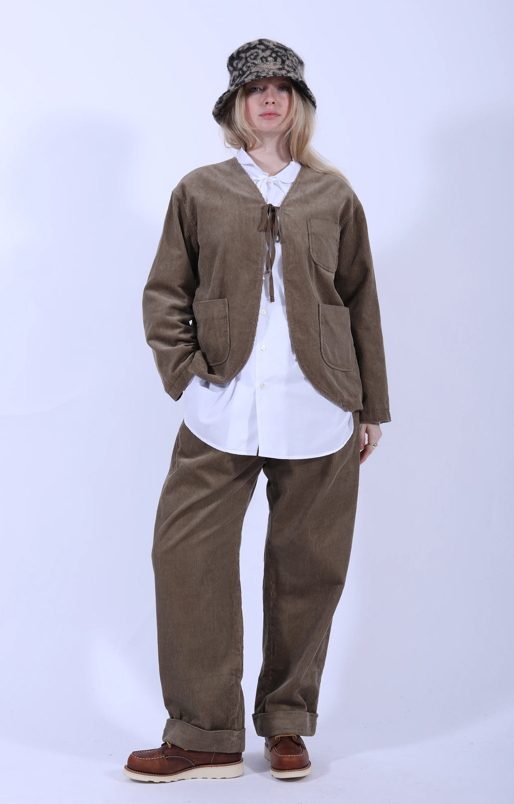 Cutaway Jacket Khaki Cord