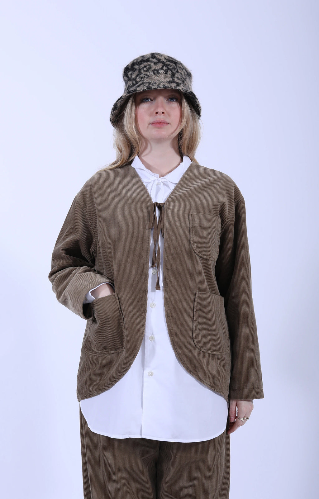 Cutaway Jacket Khaki Cord
