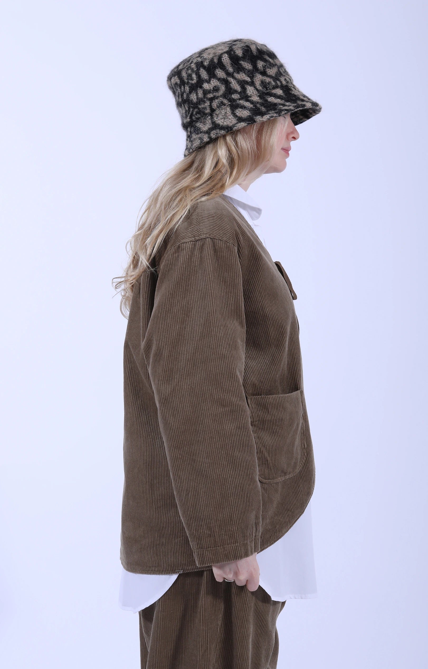 Cutaway Jacket Khaki Cord