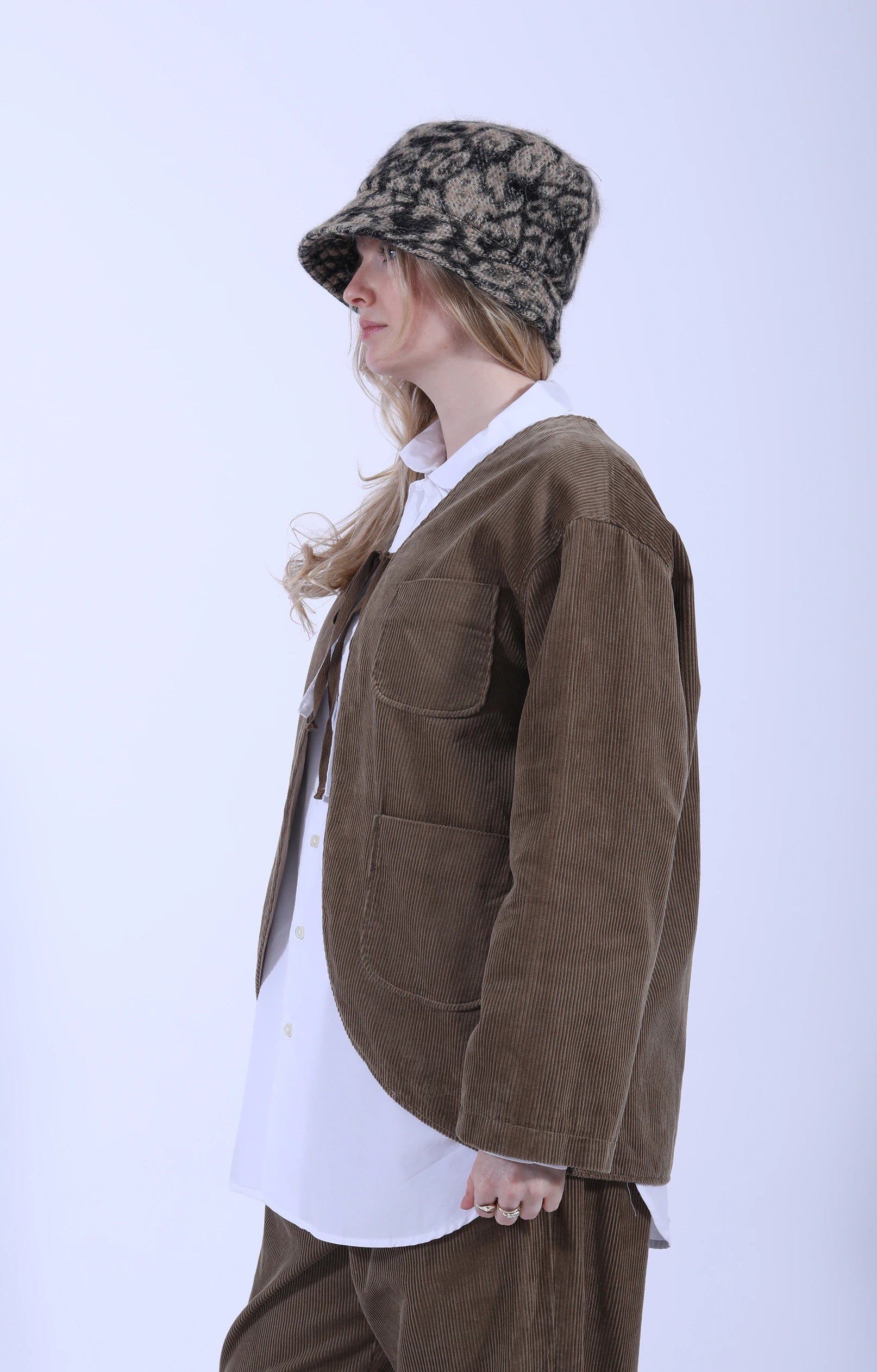Cutaway Jacket Khaki Cord