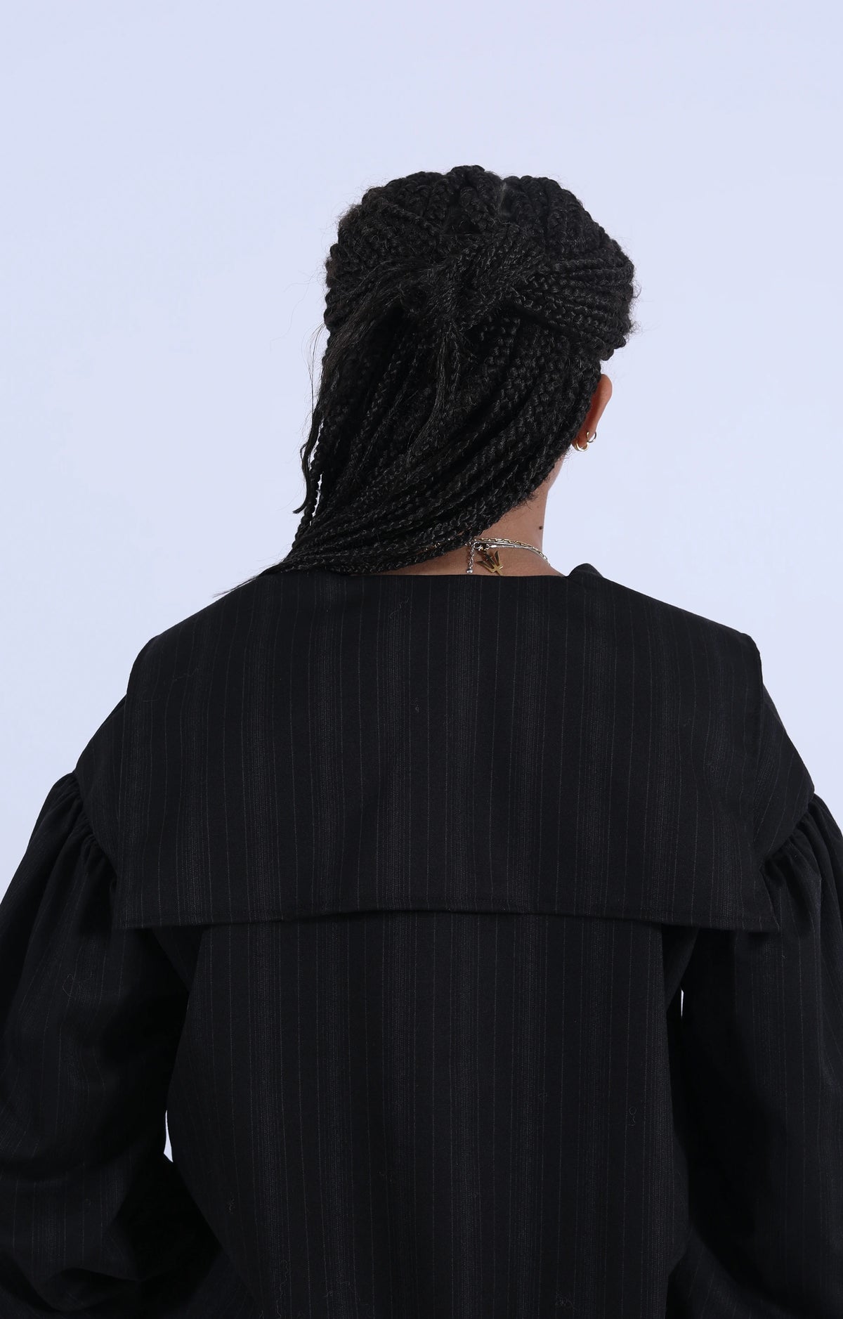 Leonora Shirt Coal Stripe