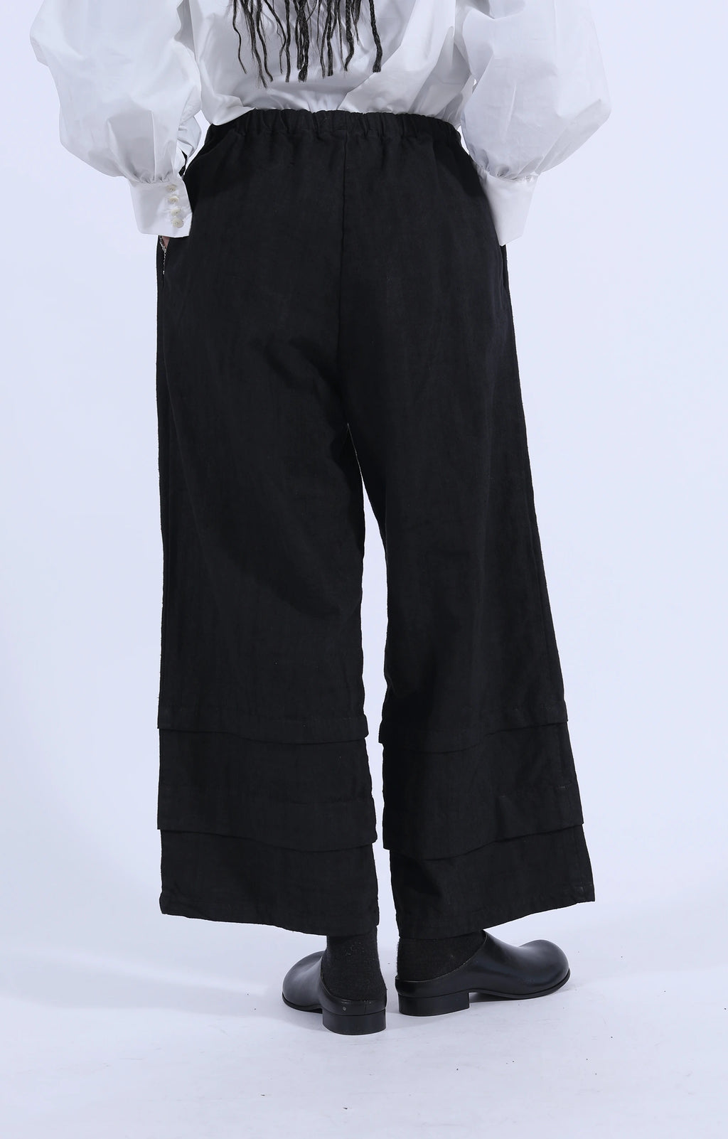 Edwin Trousers Ebony Linen