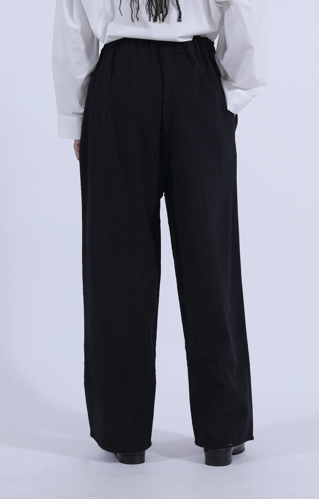 Luce Trouser Black Pinstripe