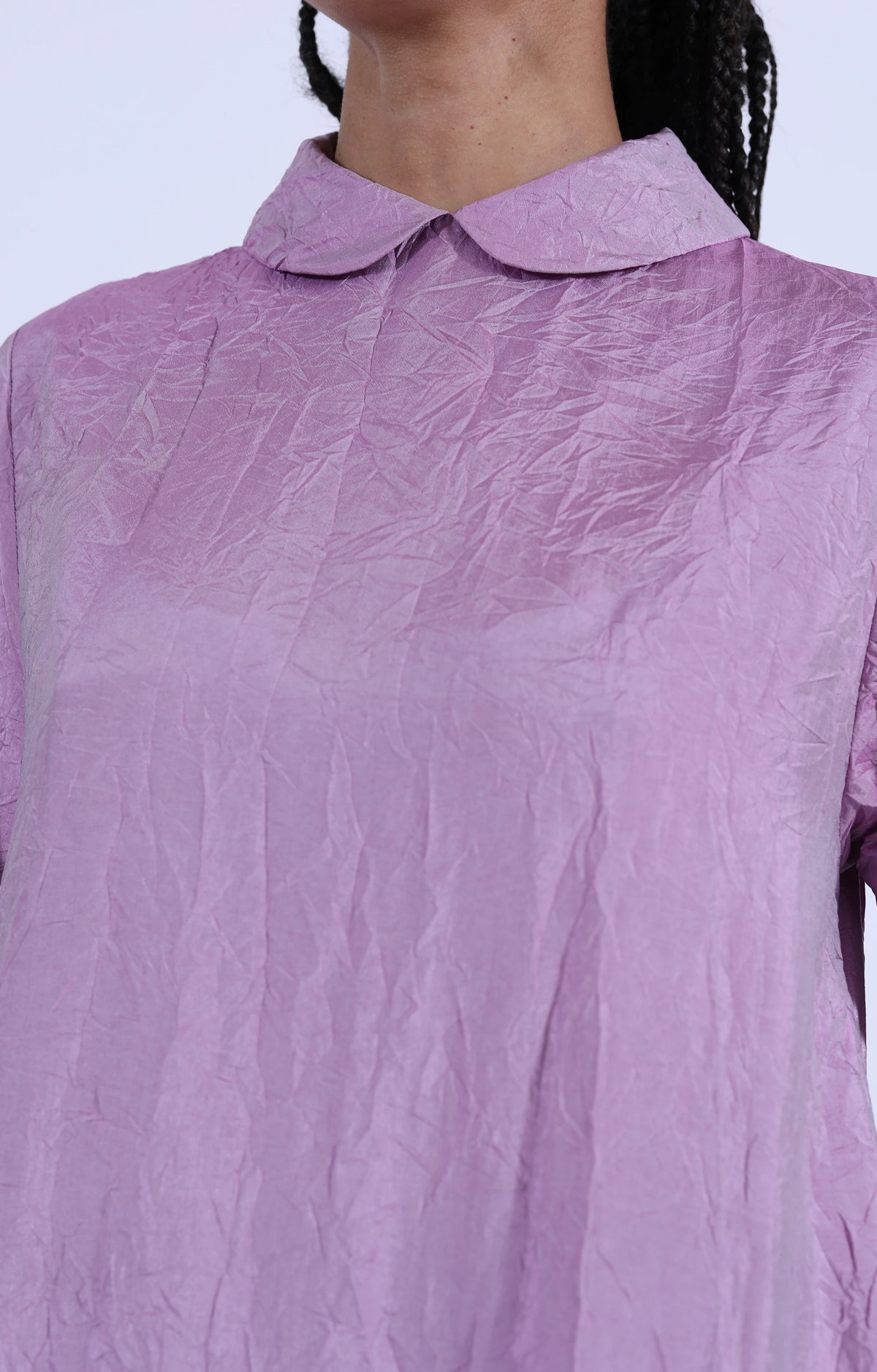 Molly Dress Purple Crinkle
