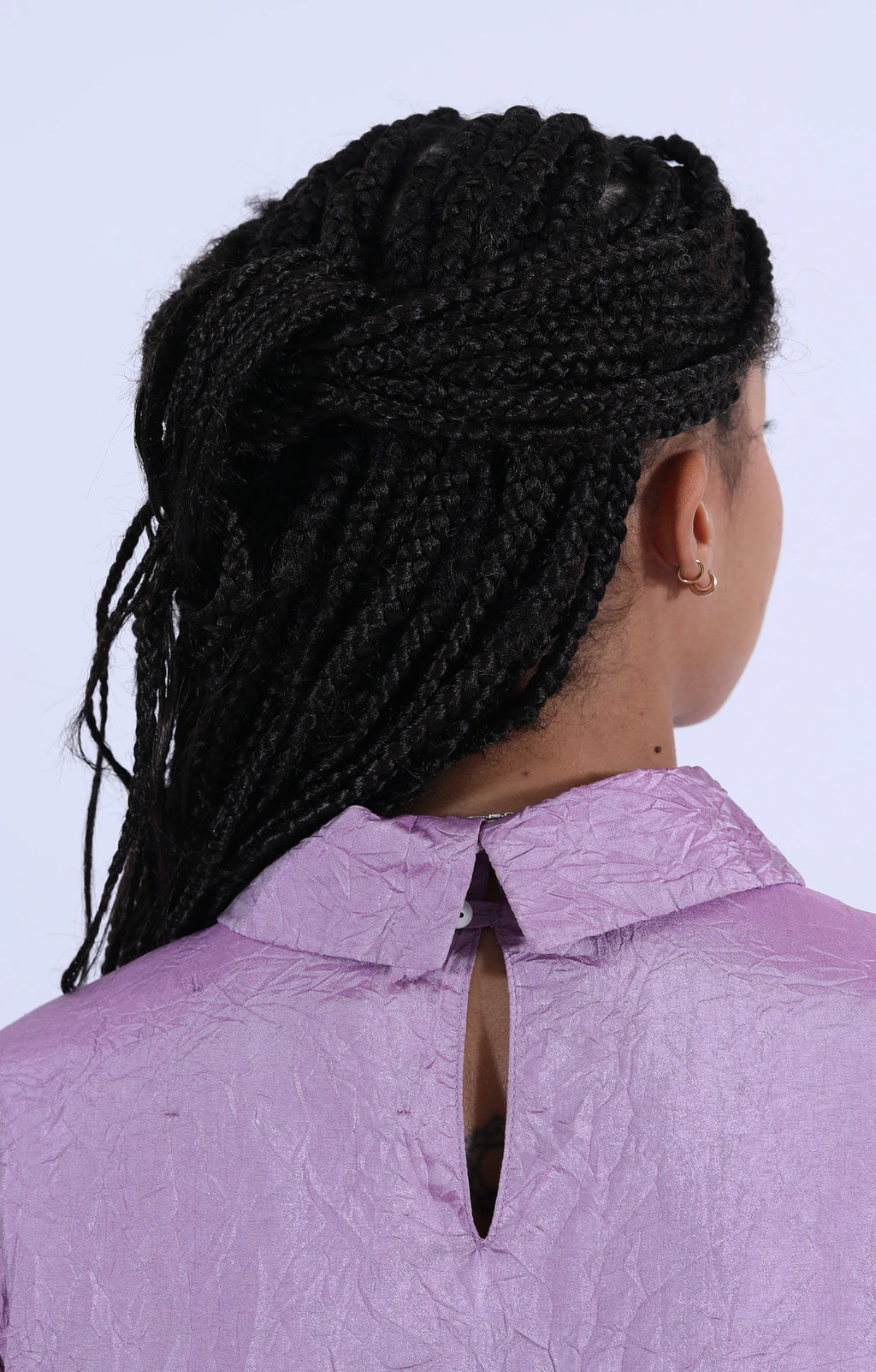 Molly Dress Purple Crinkle