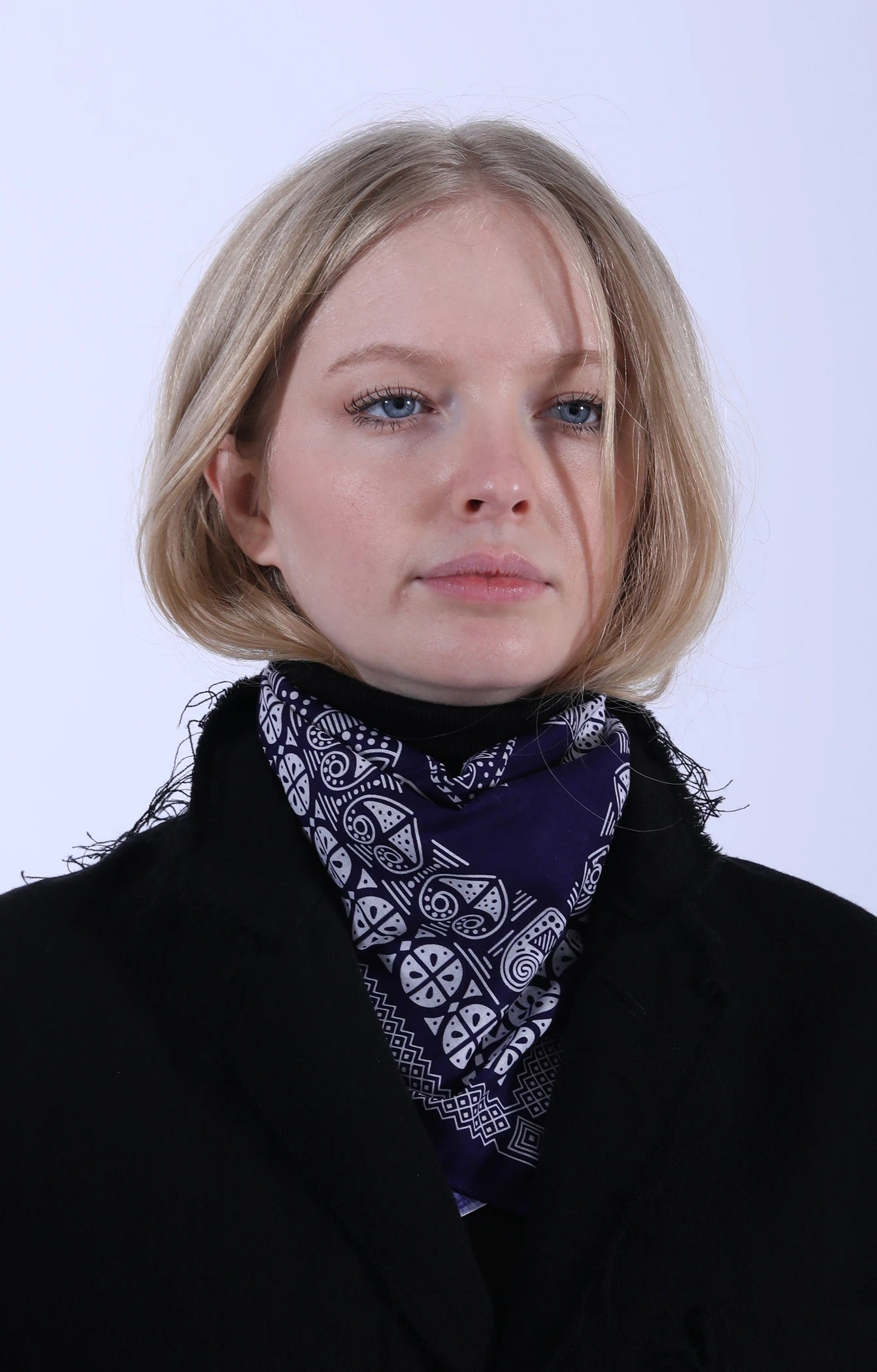 Bandana Rectangle B-Purple
