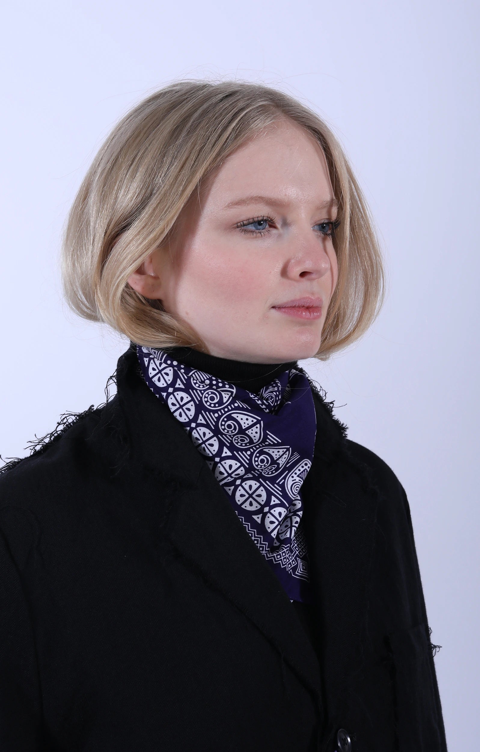 Bandana Rectangle B-Purple