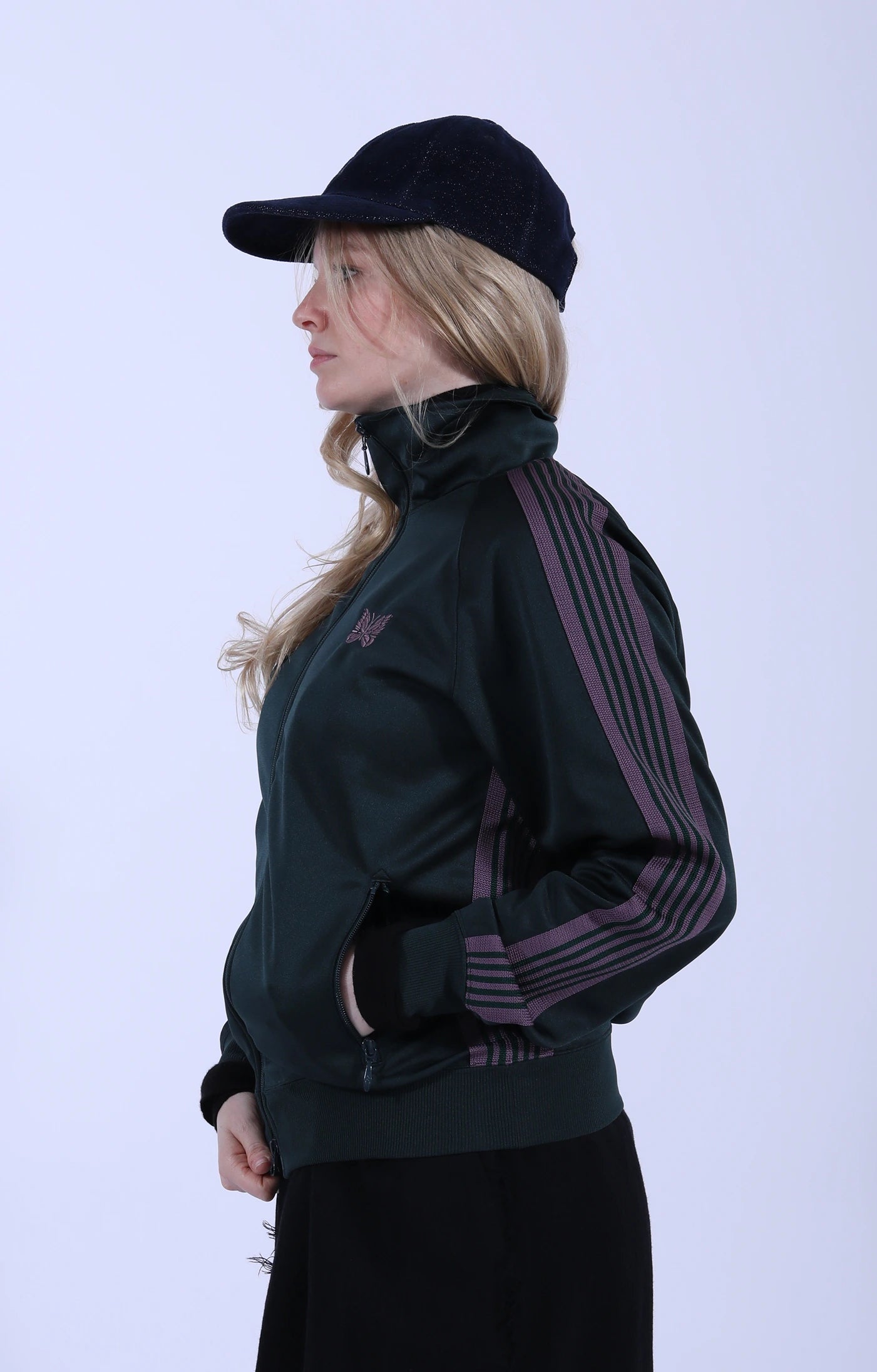 Track Jacket Poly Smooth Green