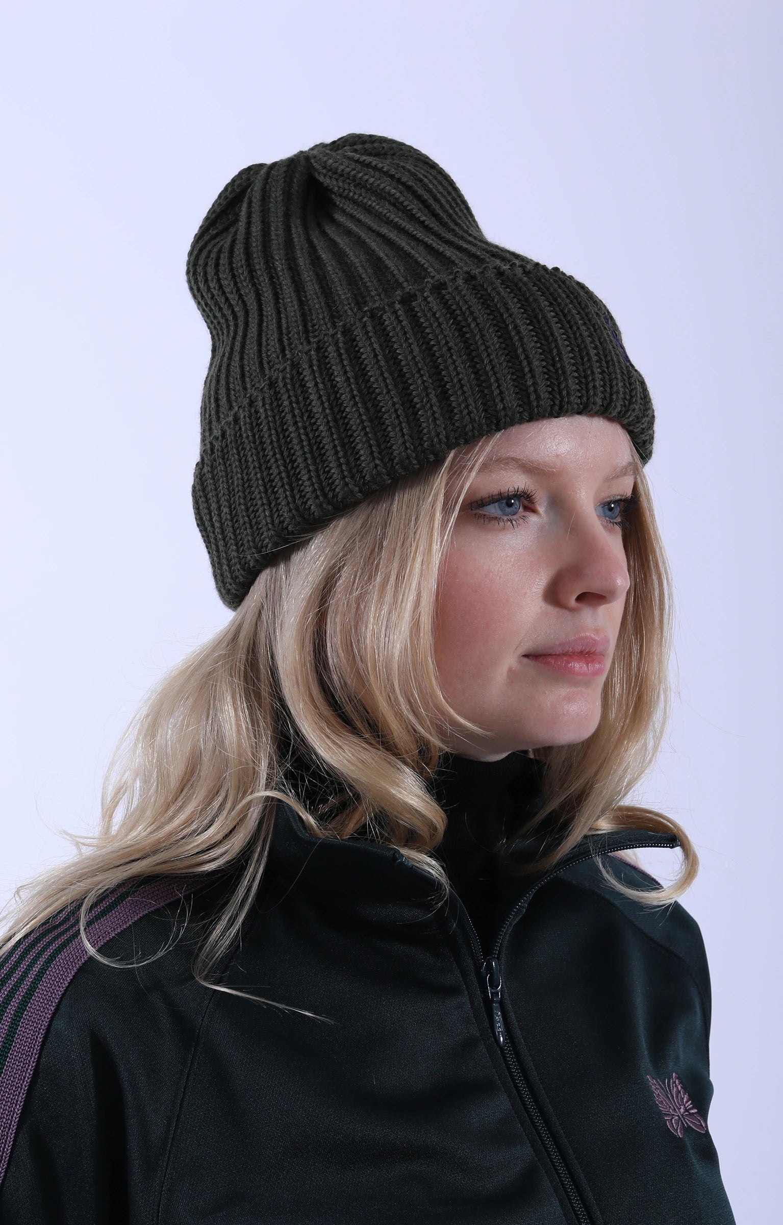 Watch Cap Merino Wool D.Olive