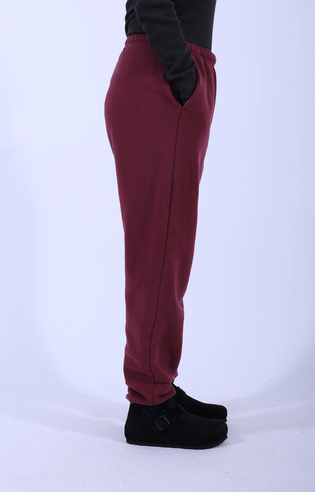 8oz New Sweat Pants Burgundy