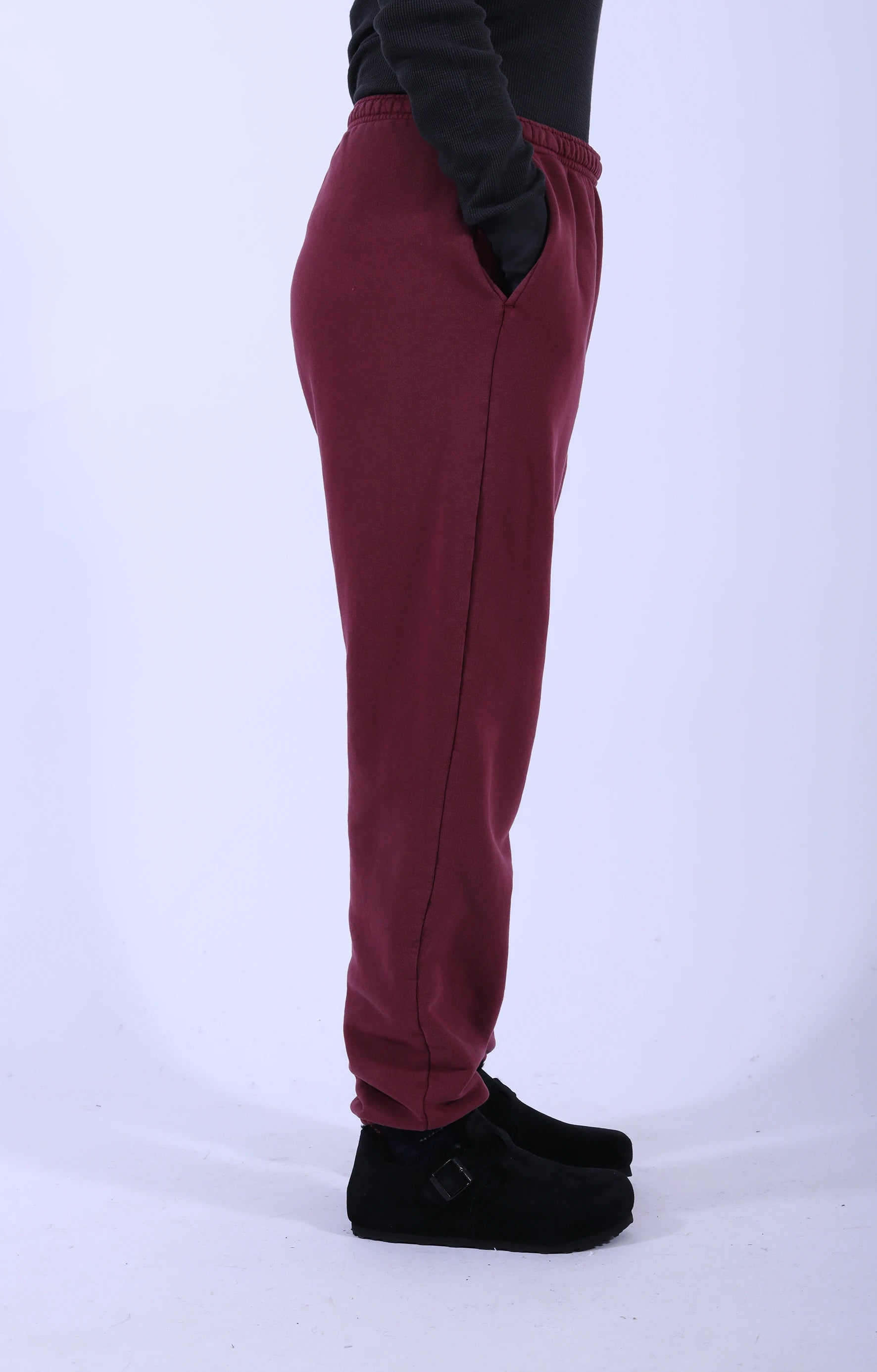 8oz New Sweat Pants Burgundy