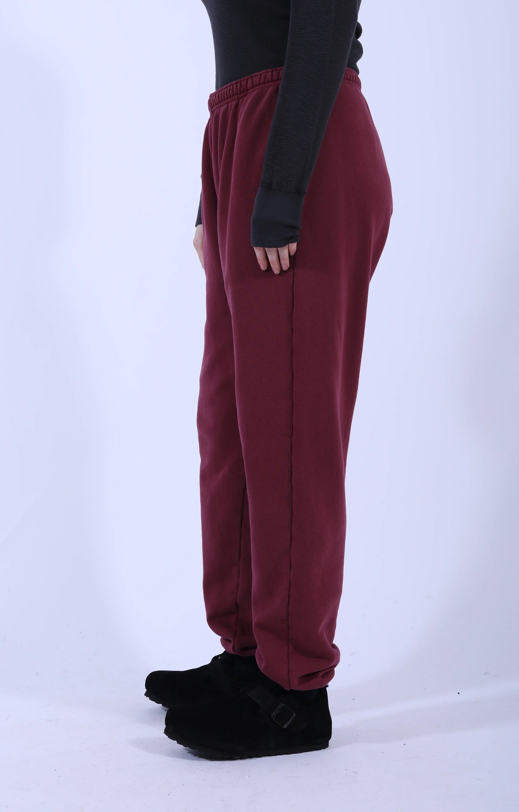 8oz New Sweat Pants Burgundy